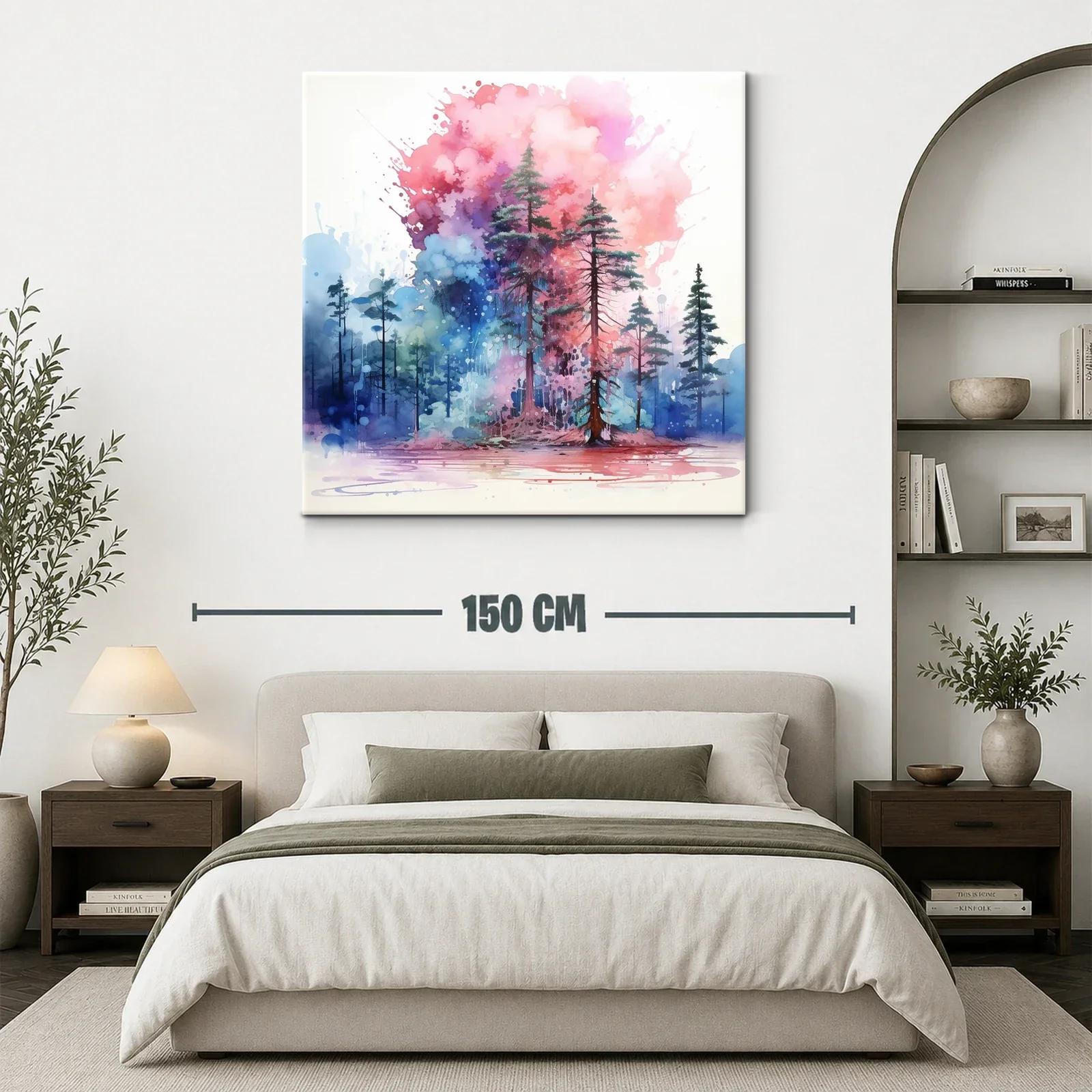 Bosque de ensueño con tonos vibrantes y mágicos — miniatura 3