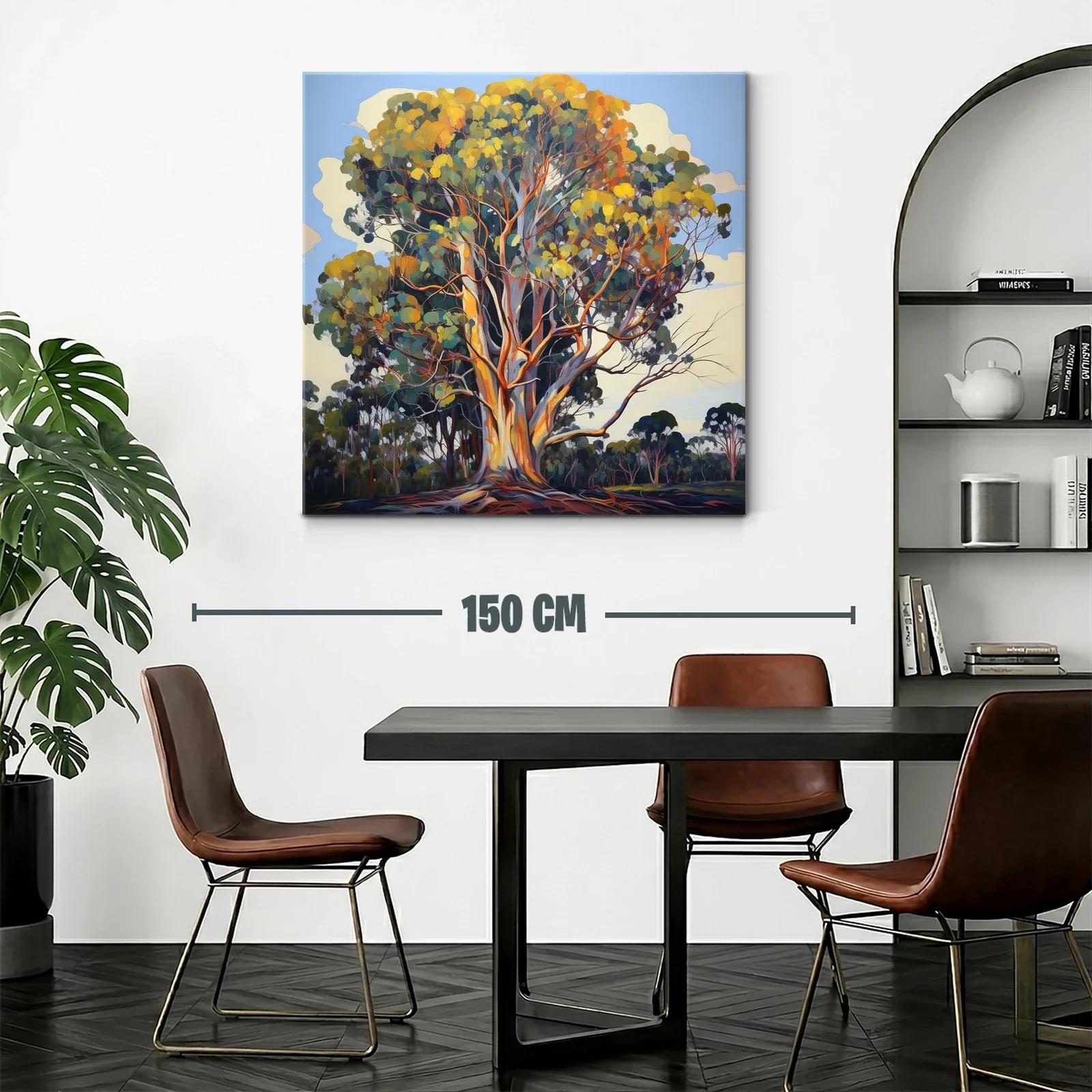 Árbol majestuoso con tonos cálidos y vibrantes — miniatura 2