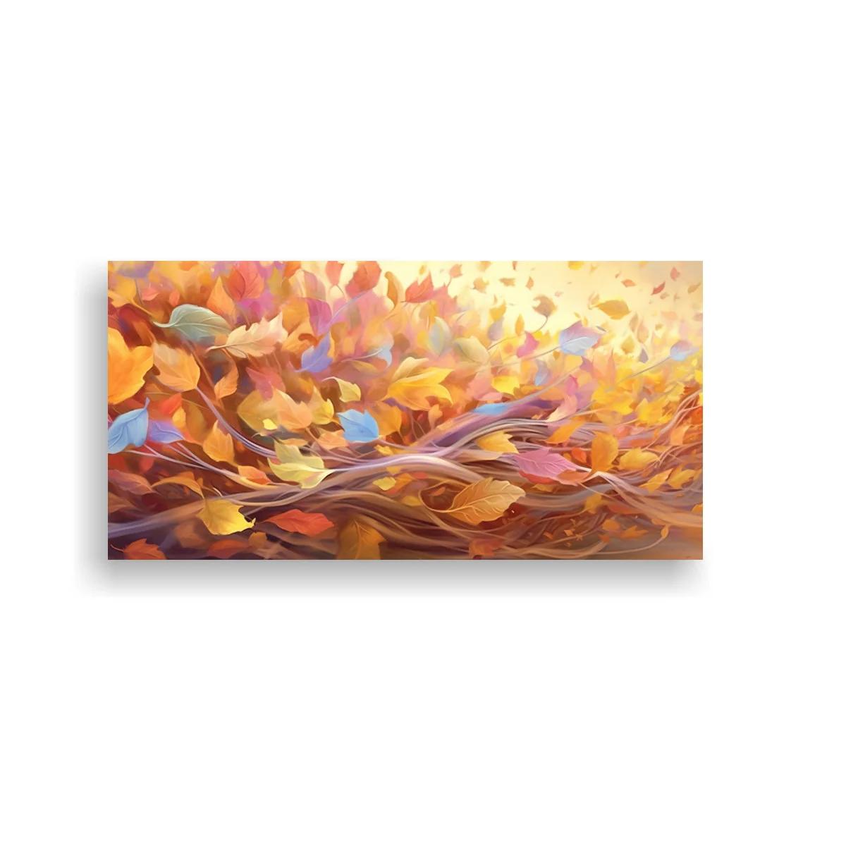 Cuadro hojas de otoño con destellos de luz — imagen principal