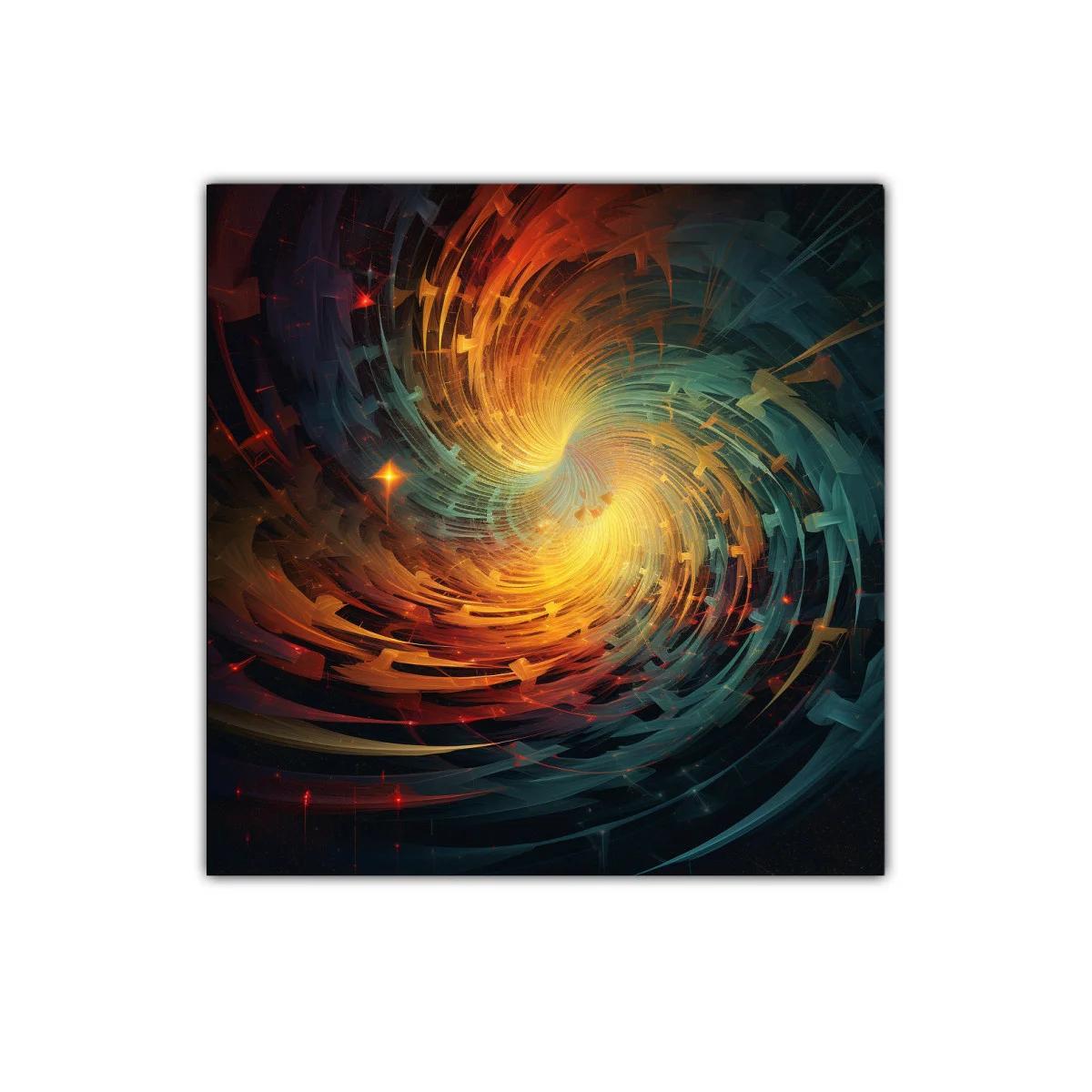 Explosión de energía y color abstracto vibrante — imagen principal