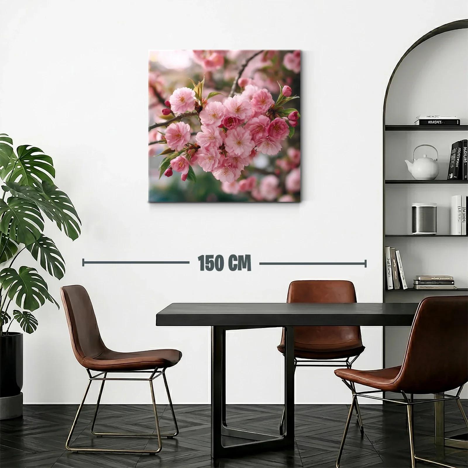 Ramo de flores rosas en plena primavera — miniatura 2