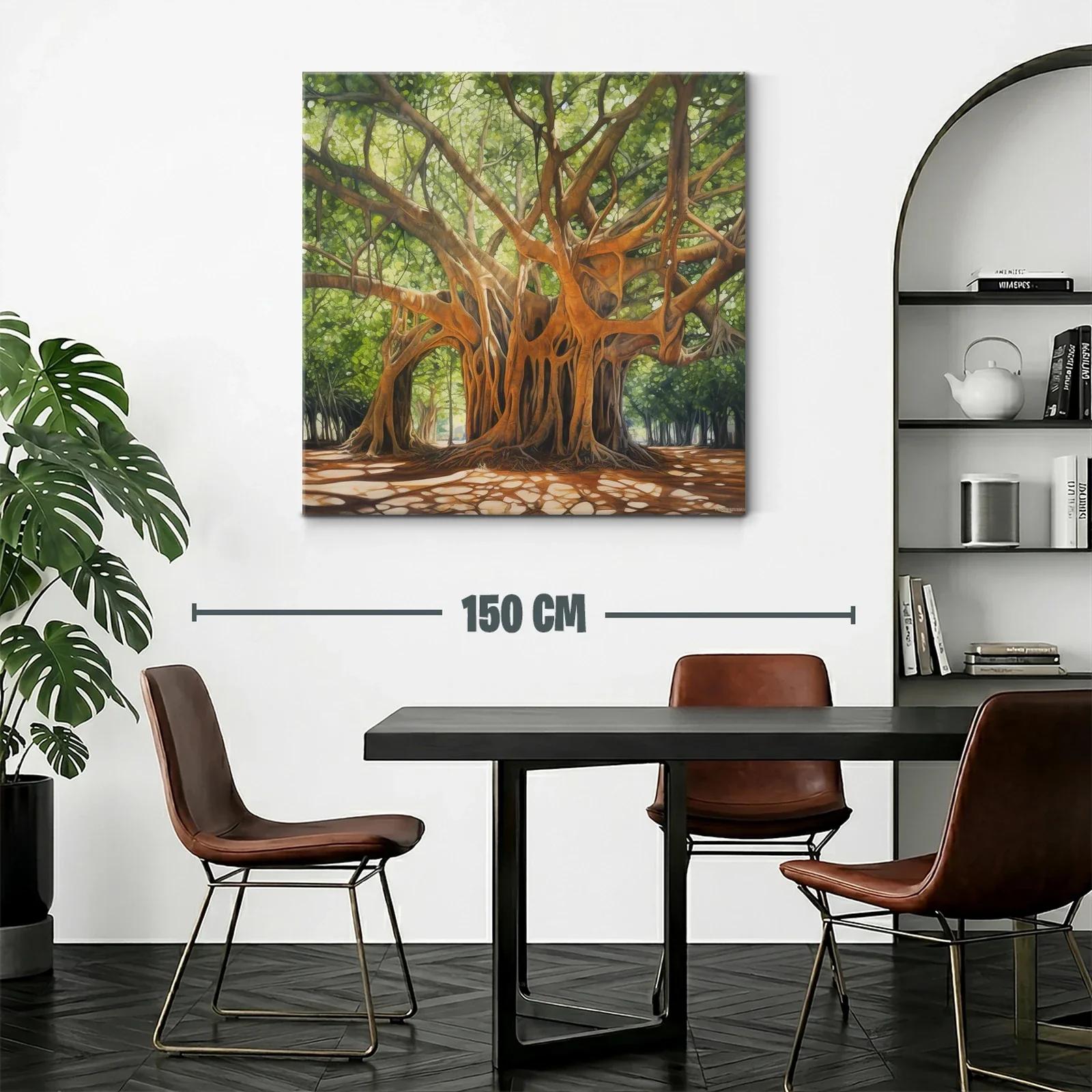 Majestuoso árbol con ramas entrelazadas y luz natural — miniatura 2