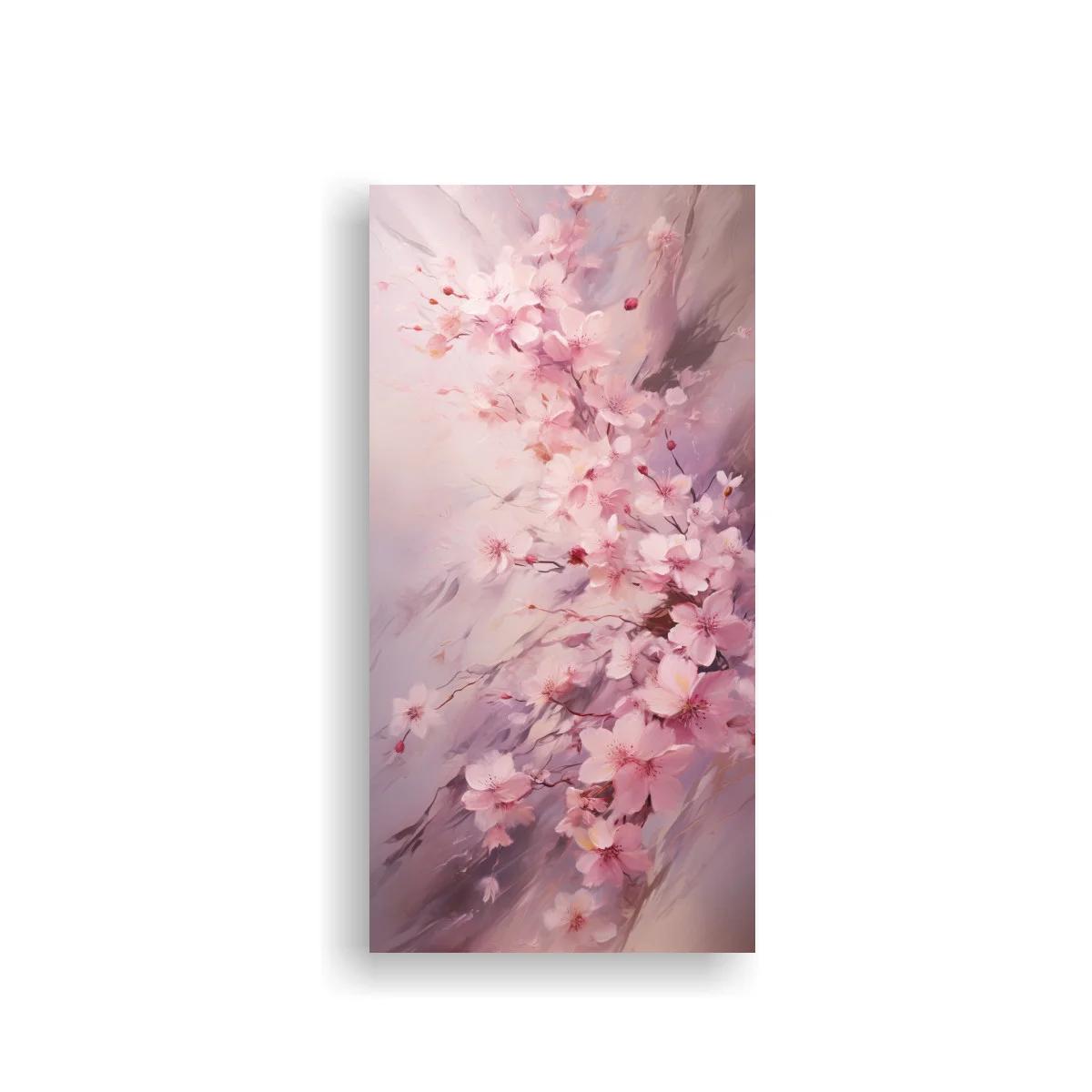 Cuadro flores de cerezo rosadas con fondo brumoso — imagen principal