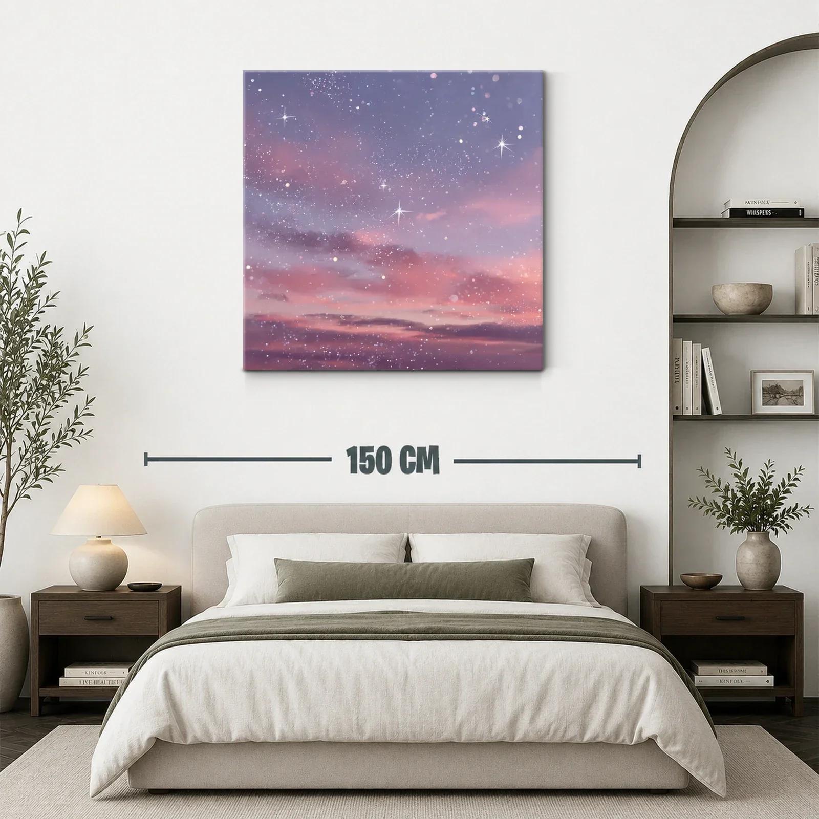Cielo estrellado en tonos pastel para un ambiente sereno — miniatura 3