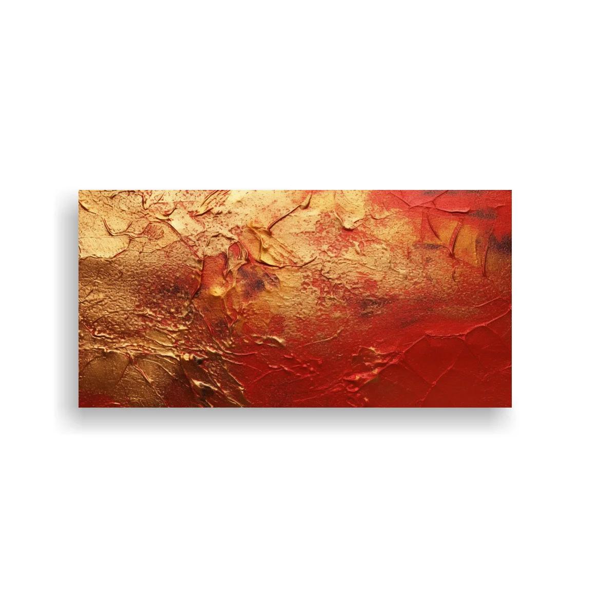 Cuadro textura abstracta con relieves y grietas — imagen principal