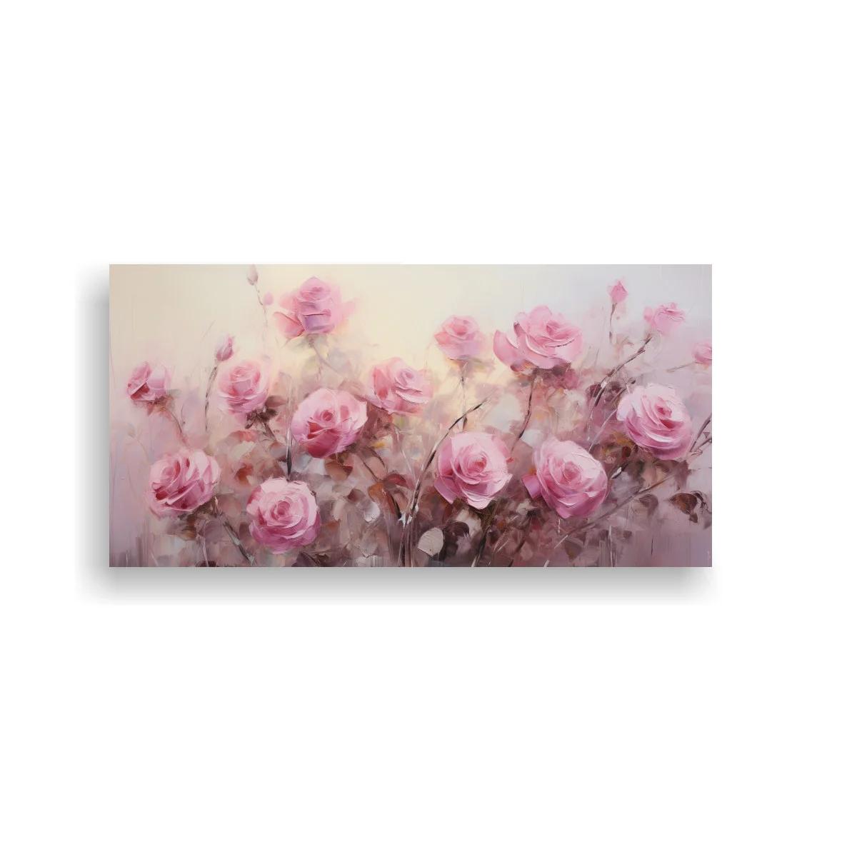 Cuadro rosas rosadas vaporosas — imagen principal
