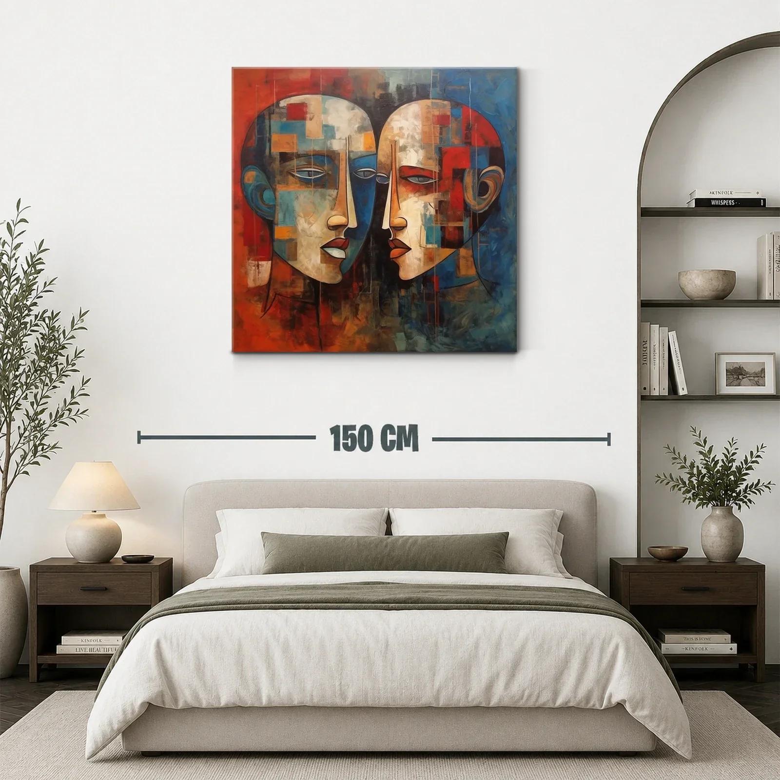 Retratos abstractos con tonos cálidos y fríos en contraste — miniatura 3