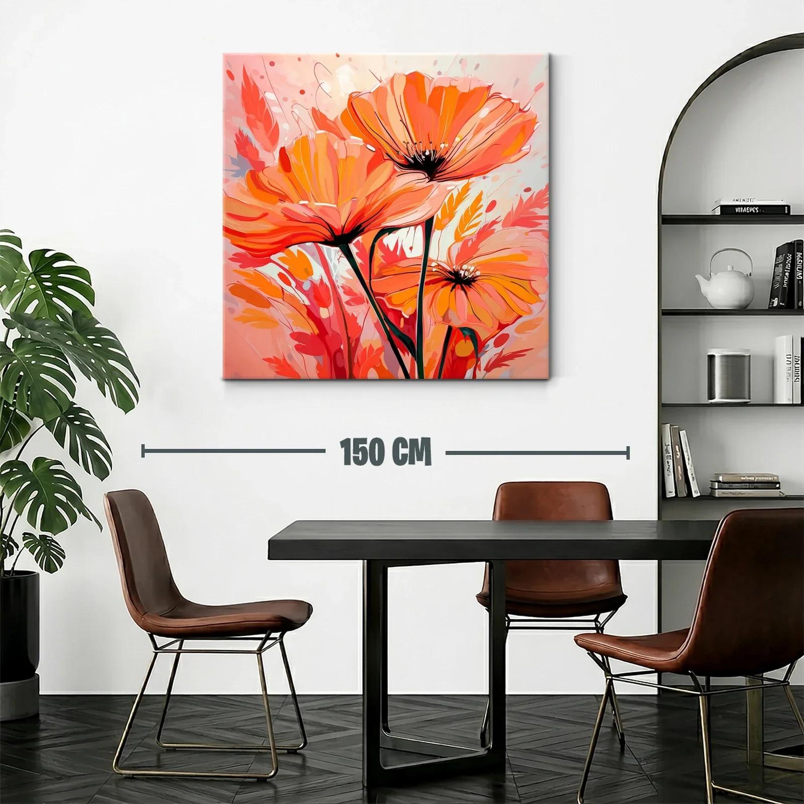 Armonía floral en tonos cálidos para tu espacio — miniatura 2