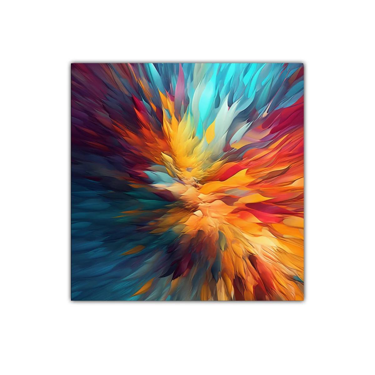 Explosión de colores vibrantes y formas fluidas — miniatura 1