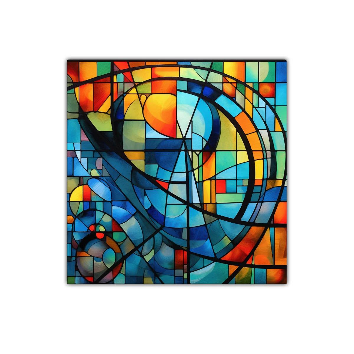 Composición abstracta con vibrantes tonos luminosos — imagen principal
