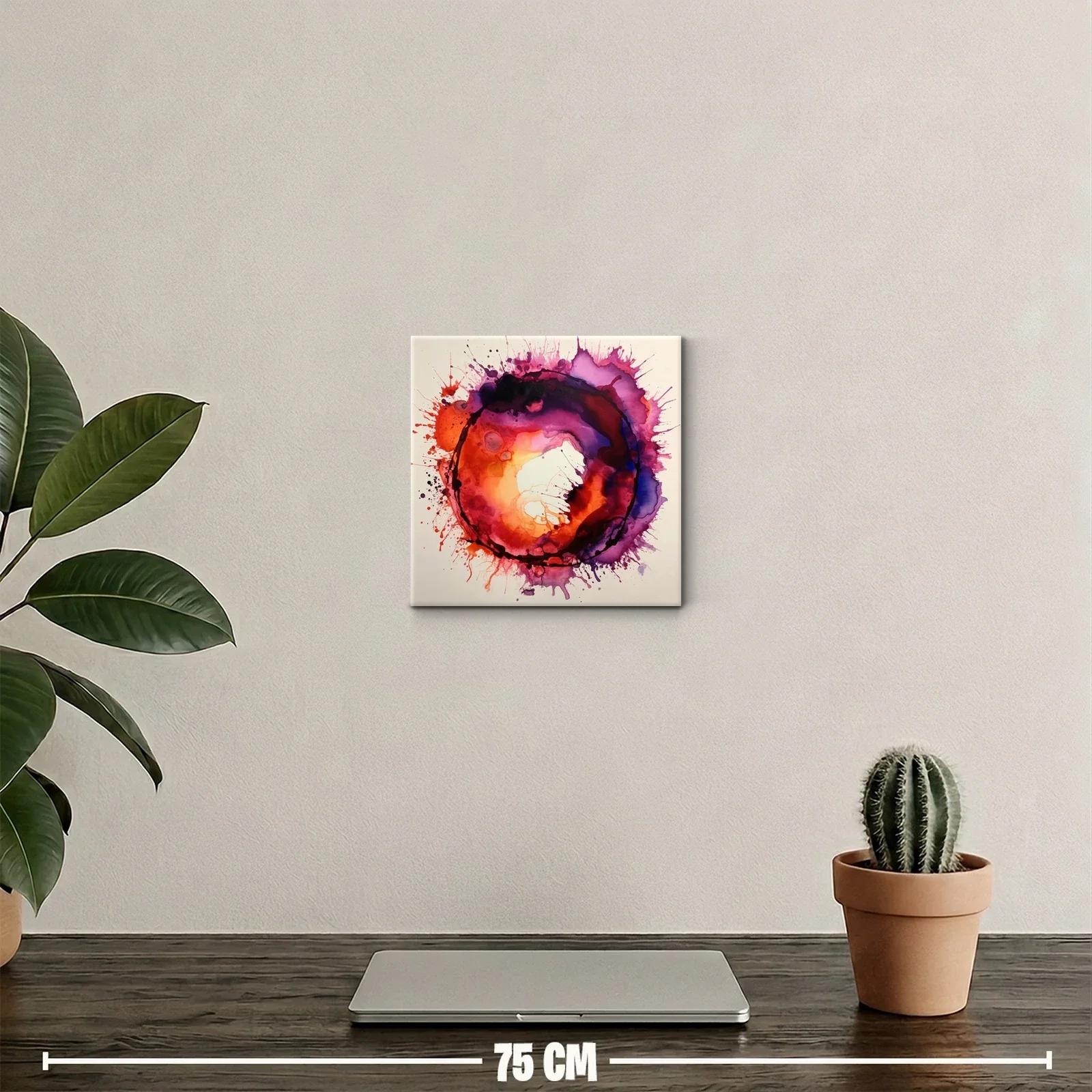 Explosión de colores vibrantes y formas abstractas — miniatura 2