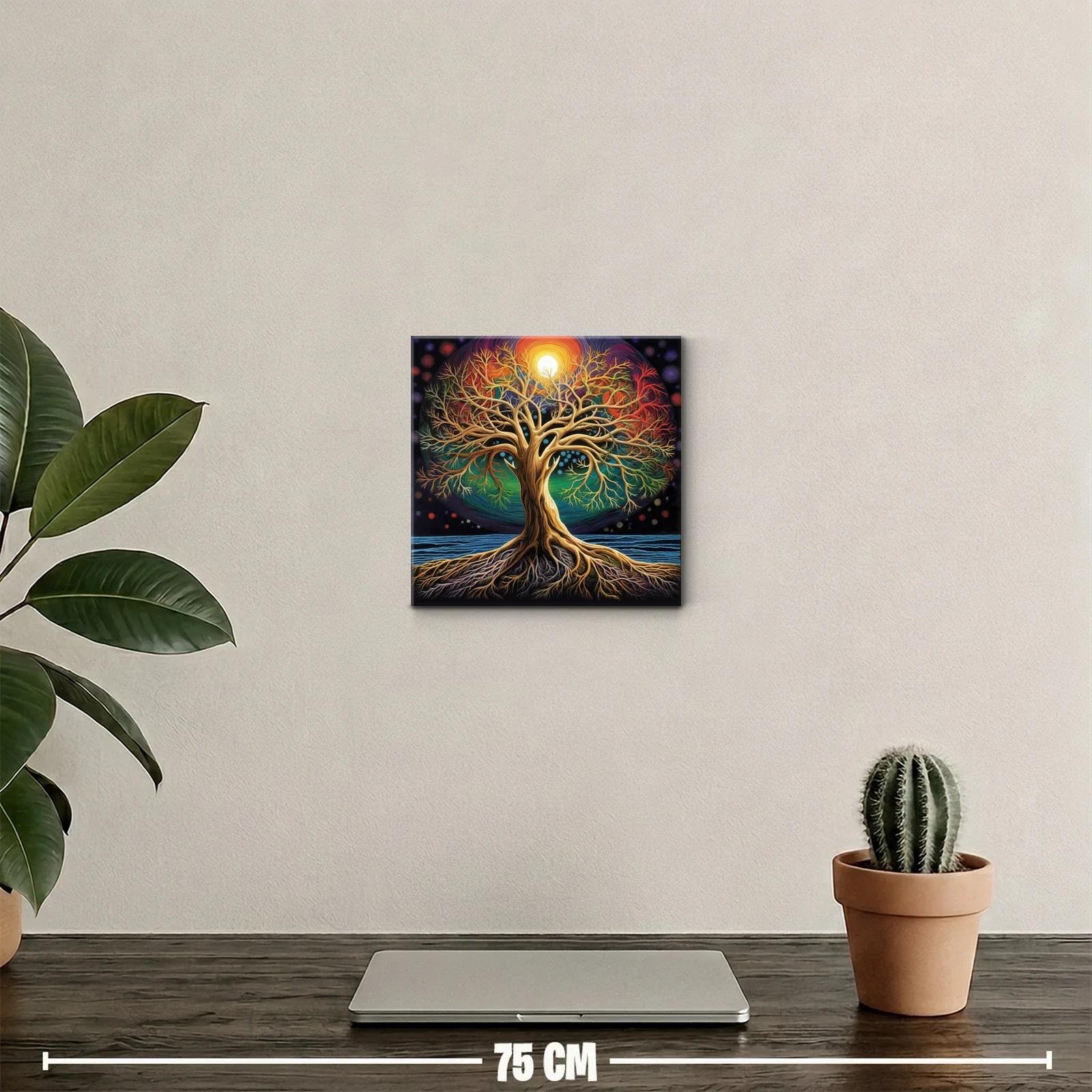 Árbol de la vida con energía vibrante y raíces expansivas — miniatura 2