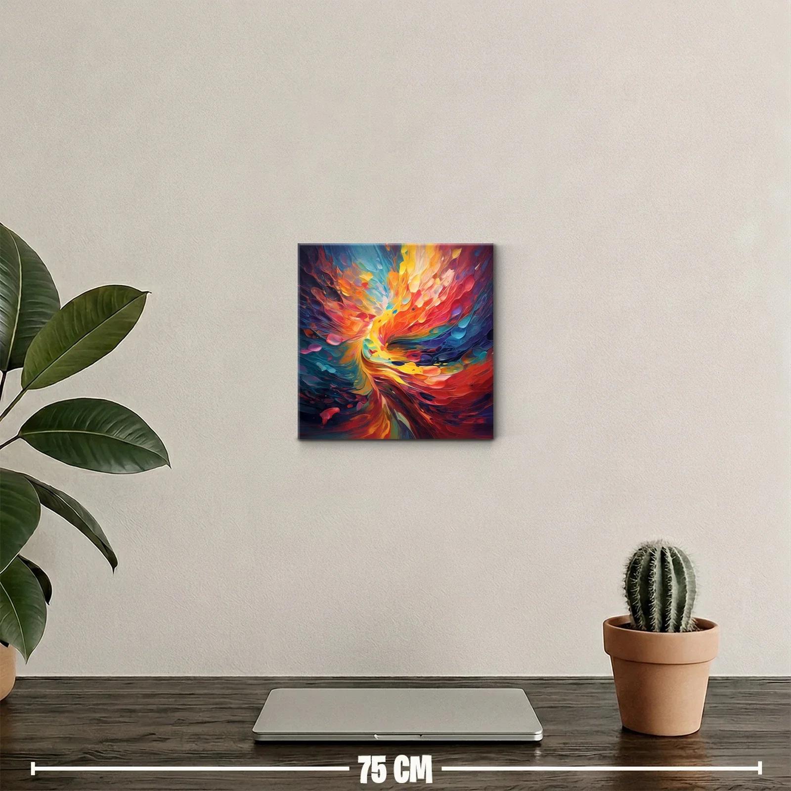 Explosión de colores vibrantes y movimiento dinámico — miniatura 2