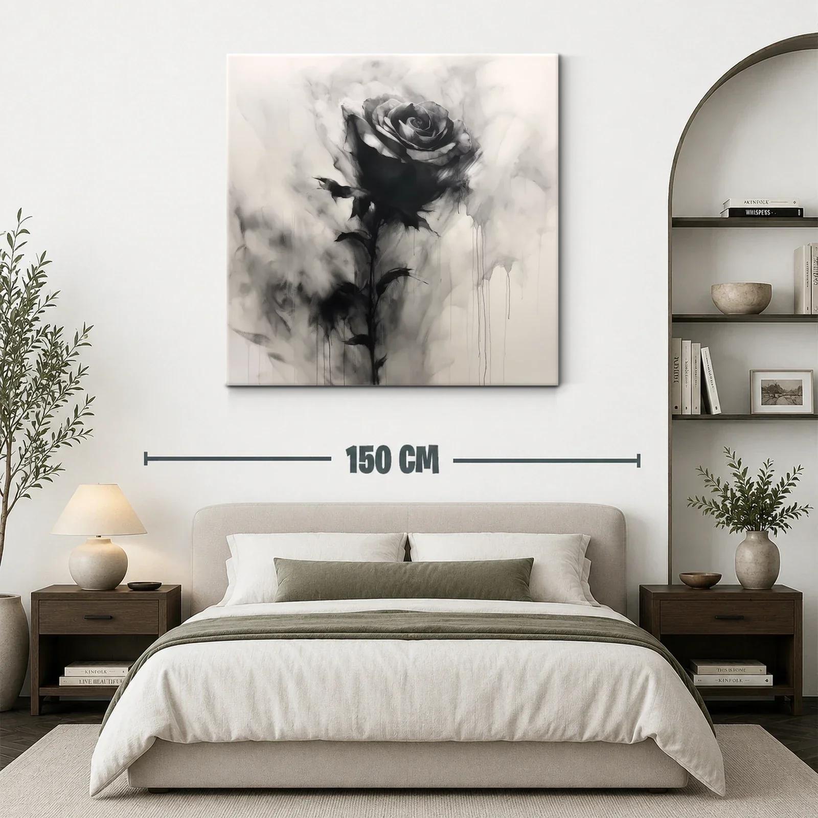 Rosa en sombras difusas con elegancia atemporal — miniatura 3