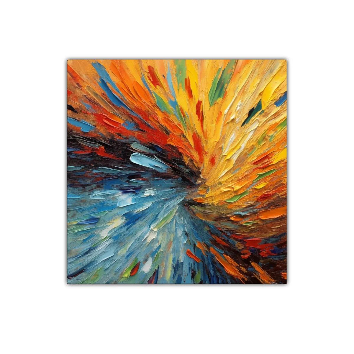 Explosión de color y energía vibrante en movimiento — miniatura 1