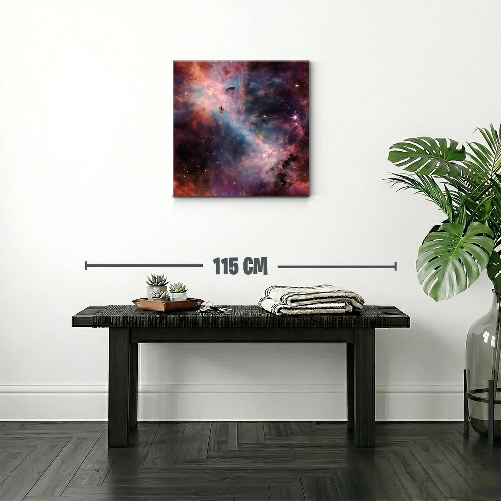 Cielo Cósmico con Nebulosas y Estrellas Brillantes — miniatura 2