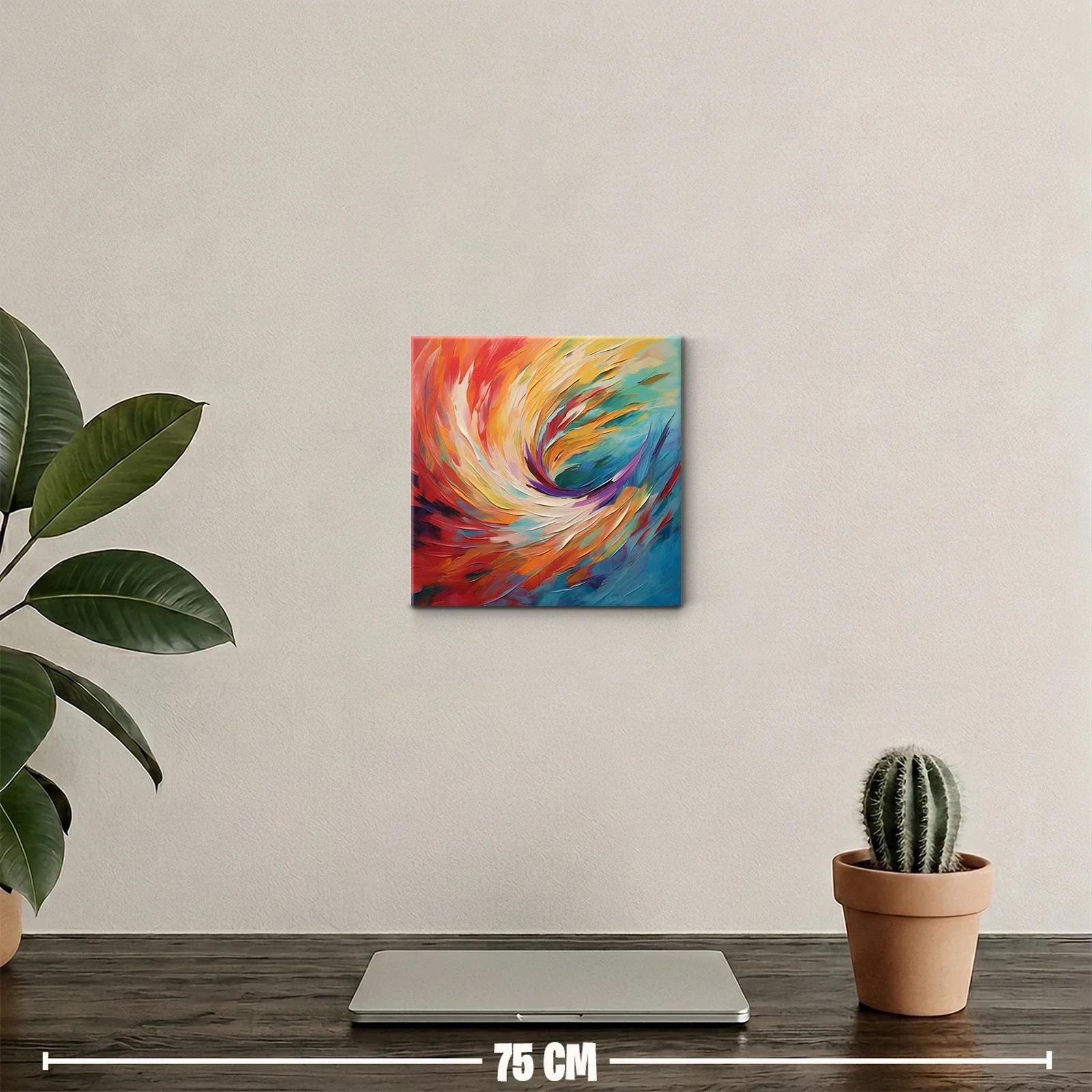 Vórtice de colores vibrantes en movimiento dinámico — miniatura 2
