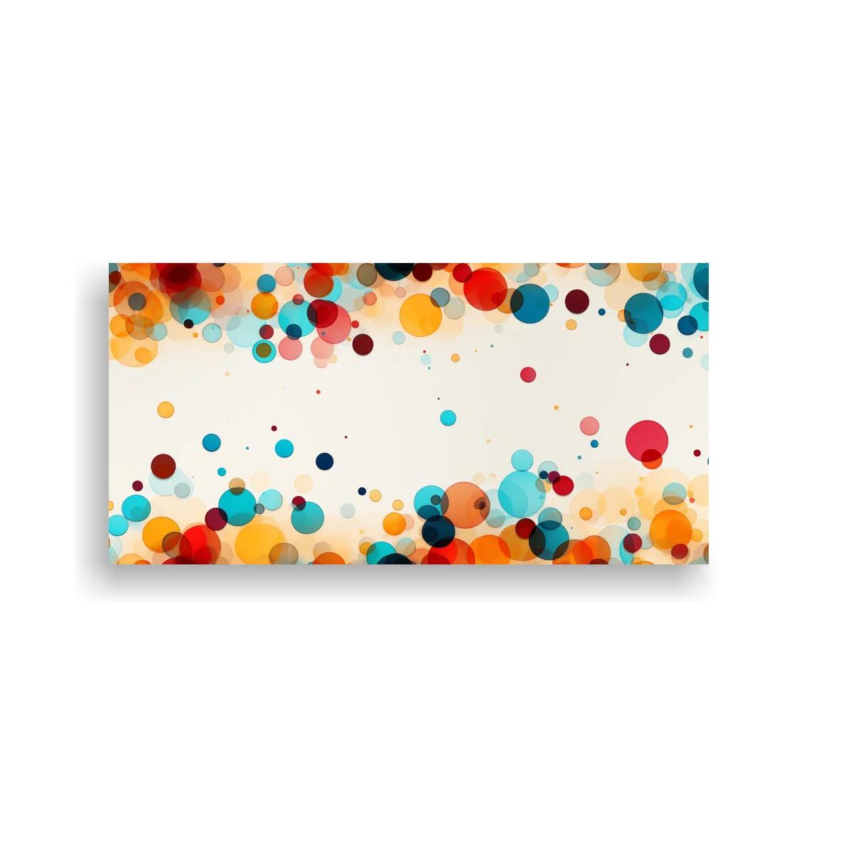 Cuadro círculos de colores con amplios espacios blancos — imagen principal