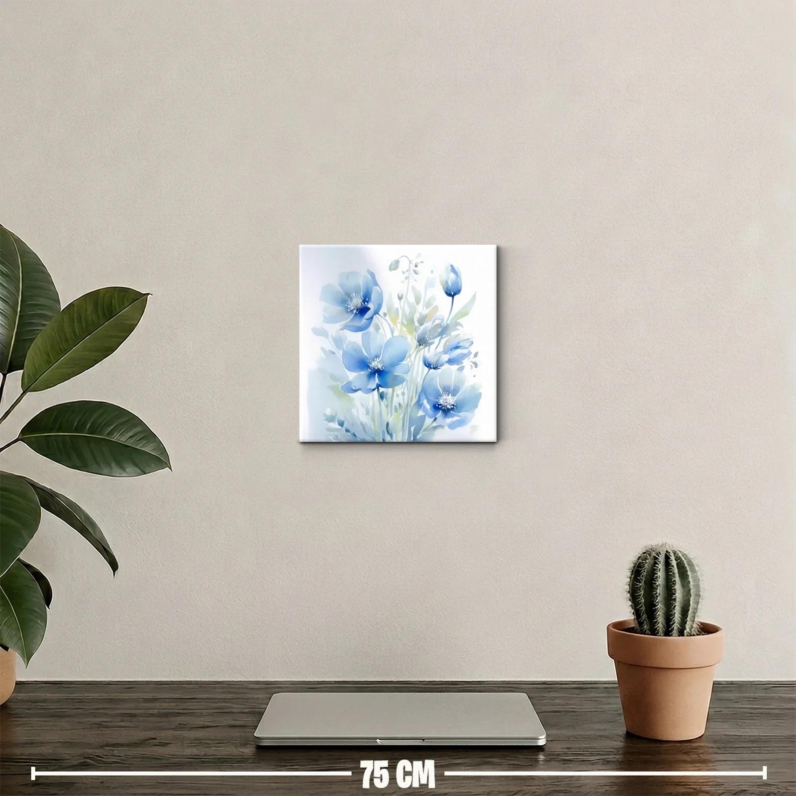 Elegancia en Flores Azules con Toques Suaves y Delicados — miniatura 2