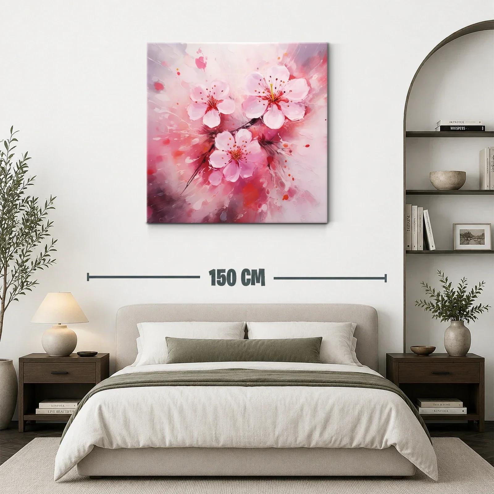 Flores delicadas en tonos rosas y rojos vibrantes — miniatura 3