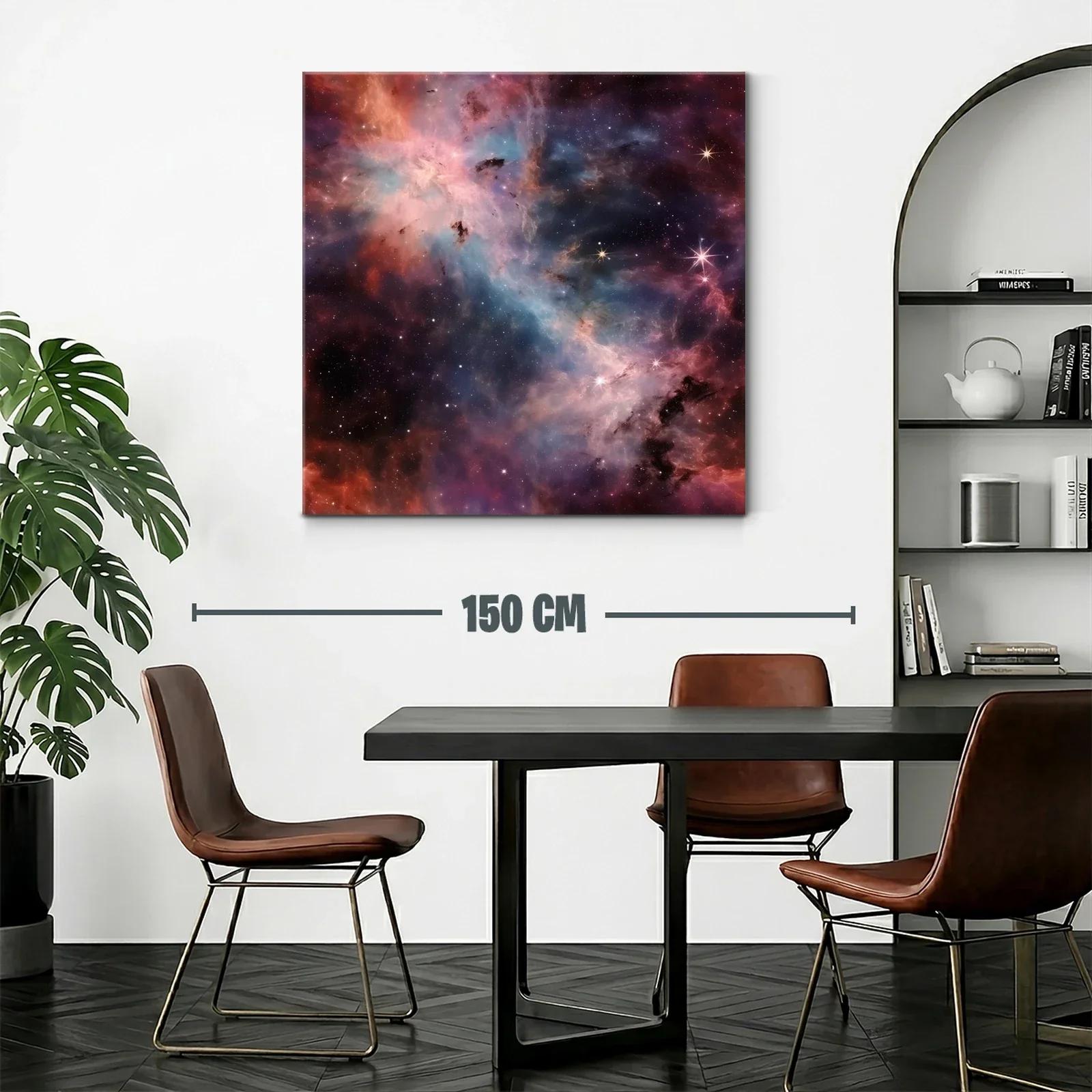 Cielo Cósmico con Nebulosas y Estrellas Brillantes — miniatura 2