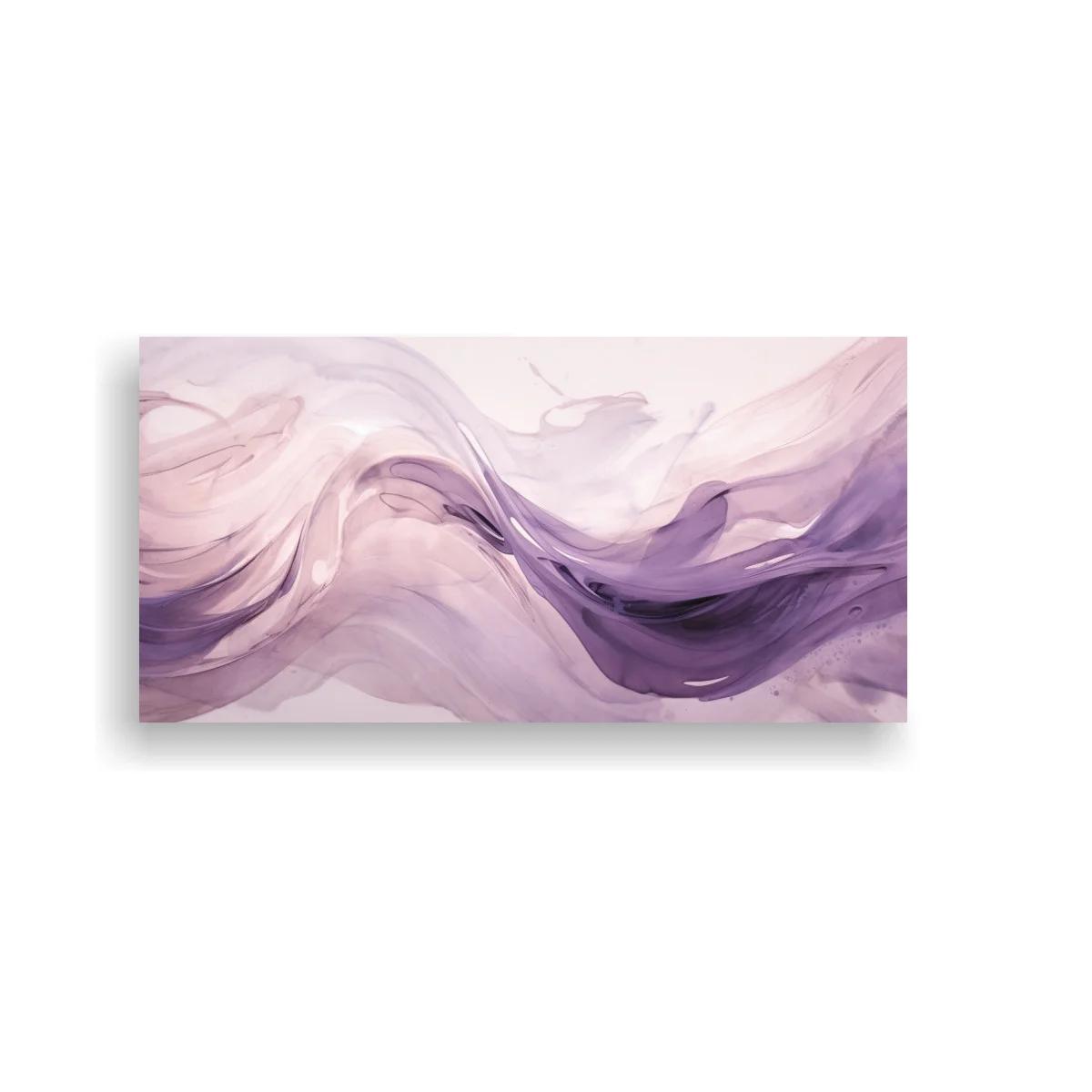 Cuadro ondas fluidas moradas — imagen principal