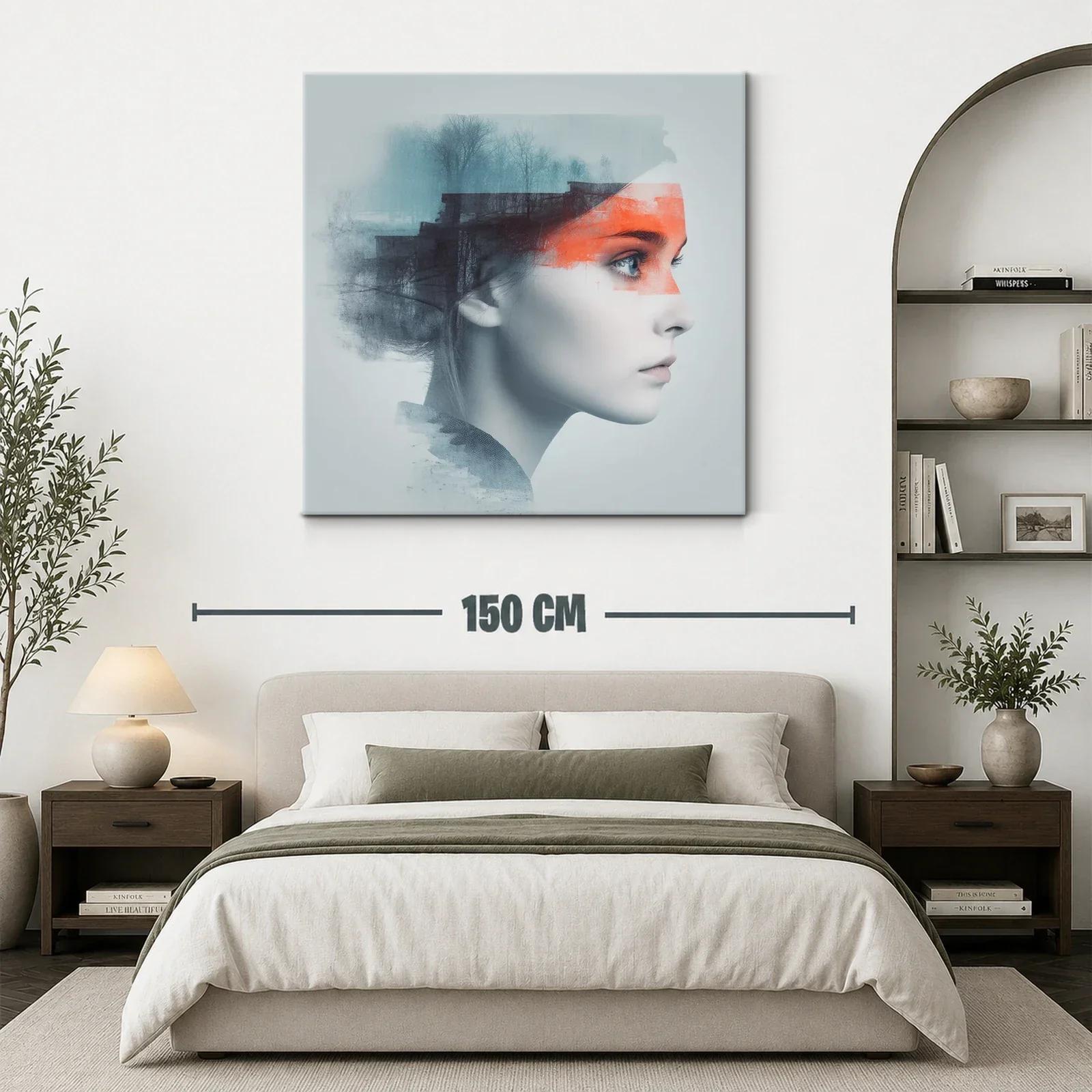 Retrato conceptual femenino con toques urbanos y naturaleza — miniatura 3