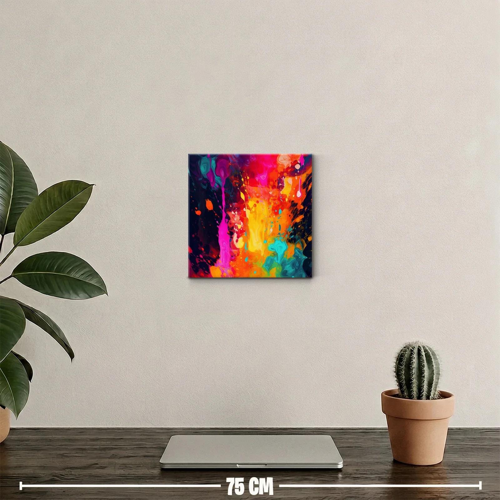 Explosión de color vibrante con energía dinámica — miniatura 2