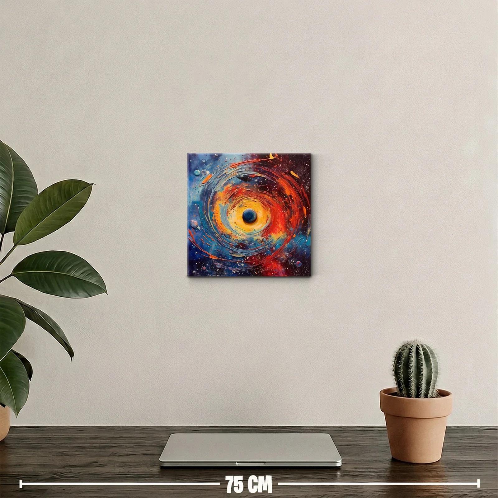 Explosión cósmica de colores vibrantes y dinámicos — miniatura 2