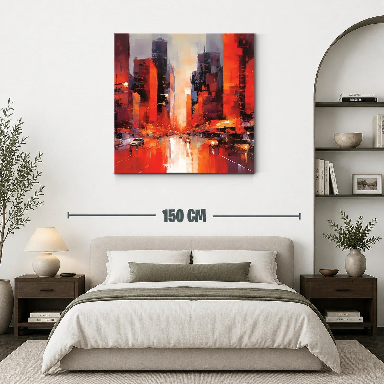 Atardecer vibrante en la ciudad moderna — miniatura 3