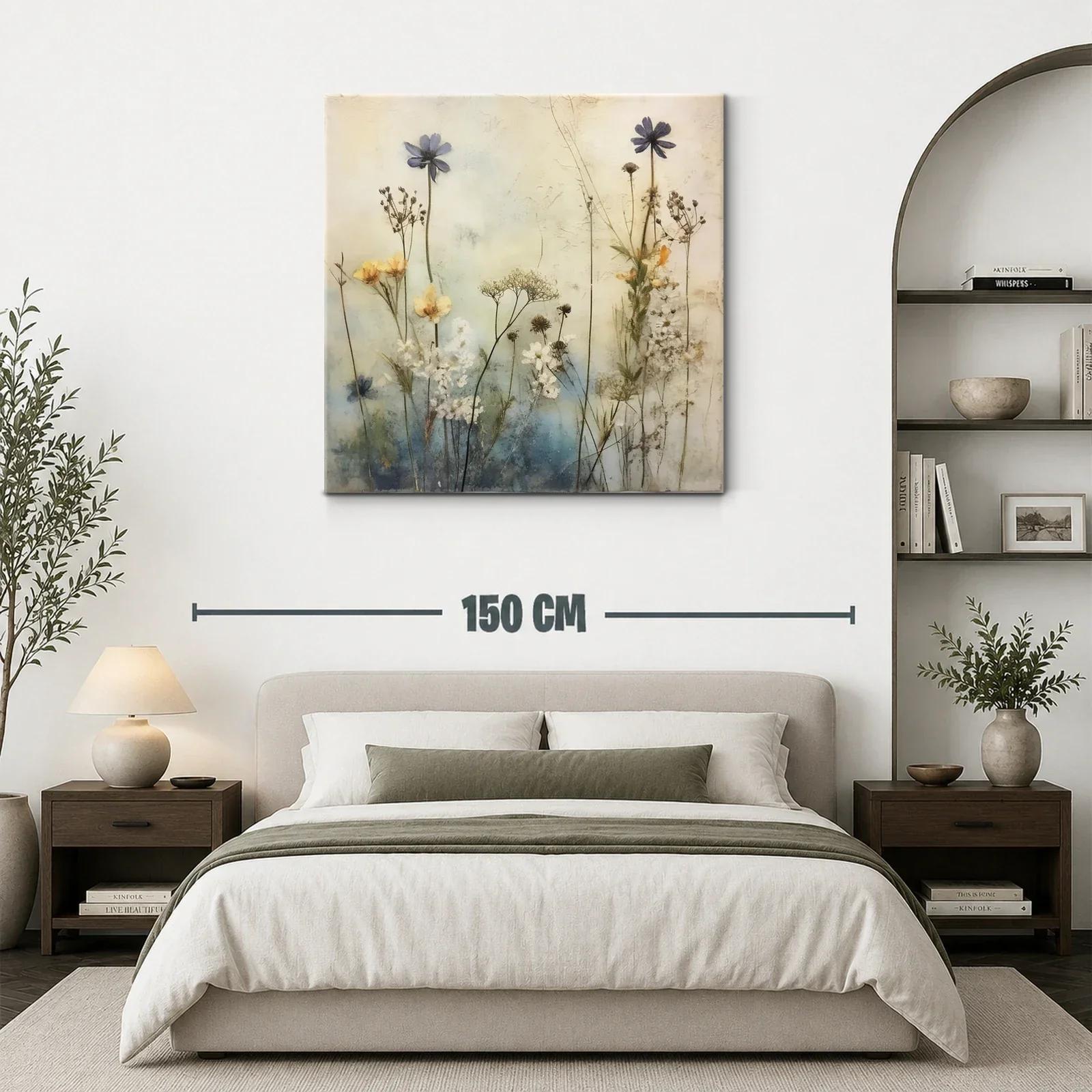 Arte floral delicado en tonos suaves y naturales — miniatura 3