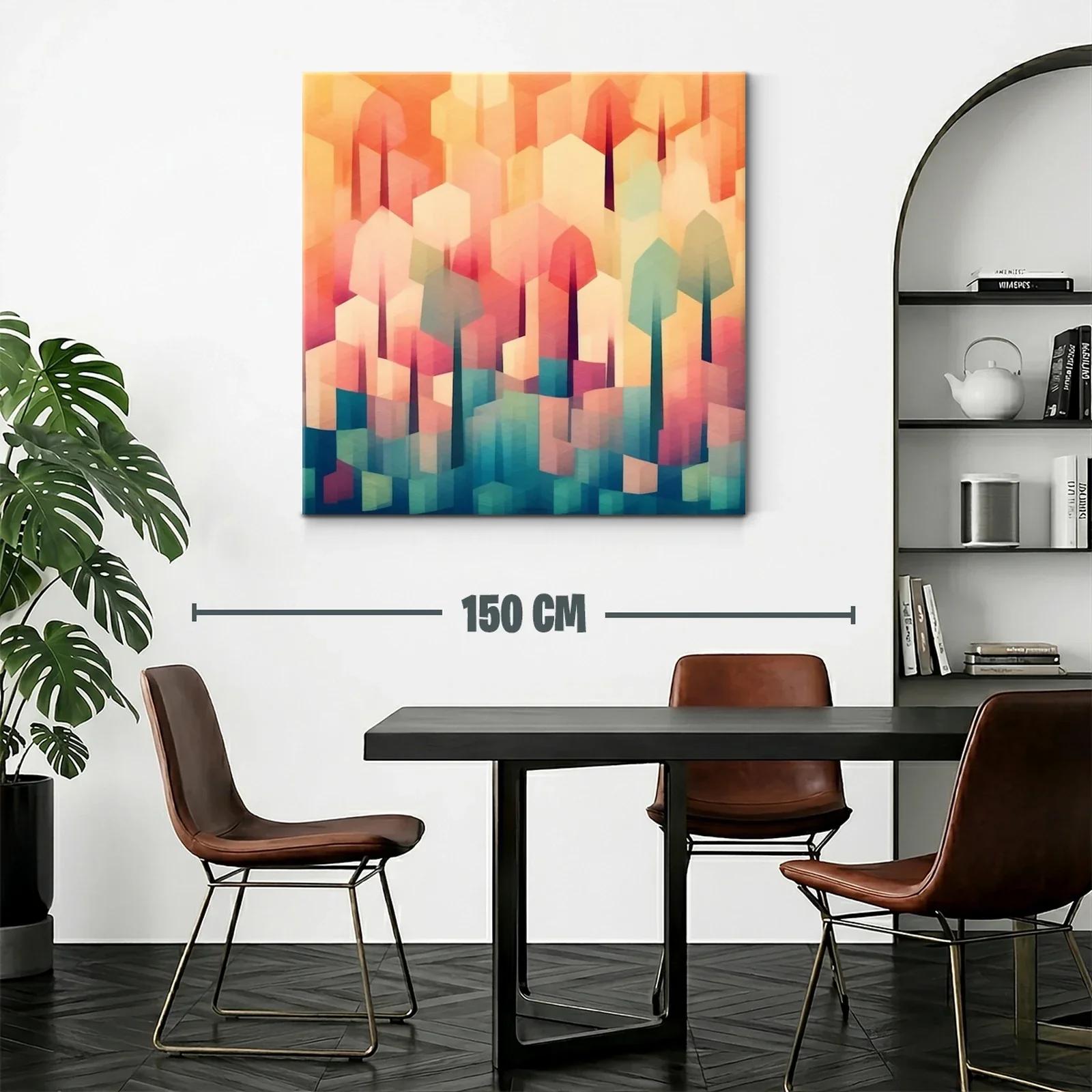 Abstracto juego de luces con formas geométricas vibrantes — miniatura 2