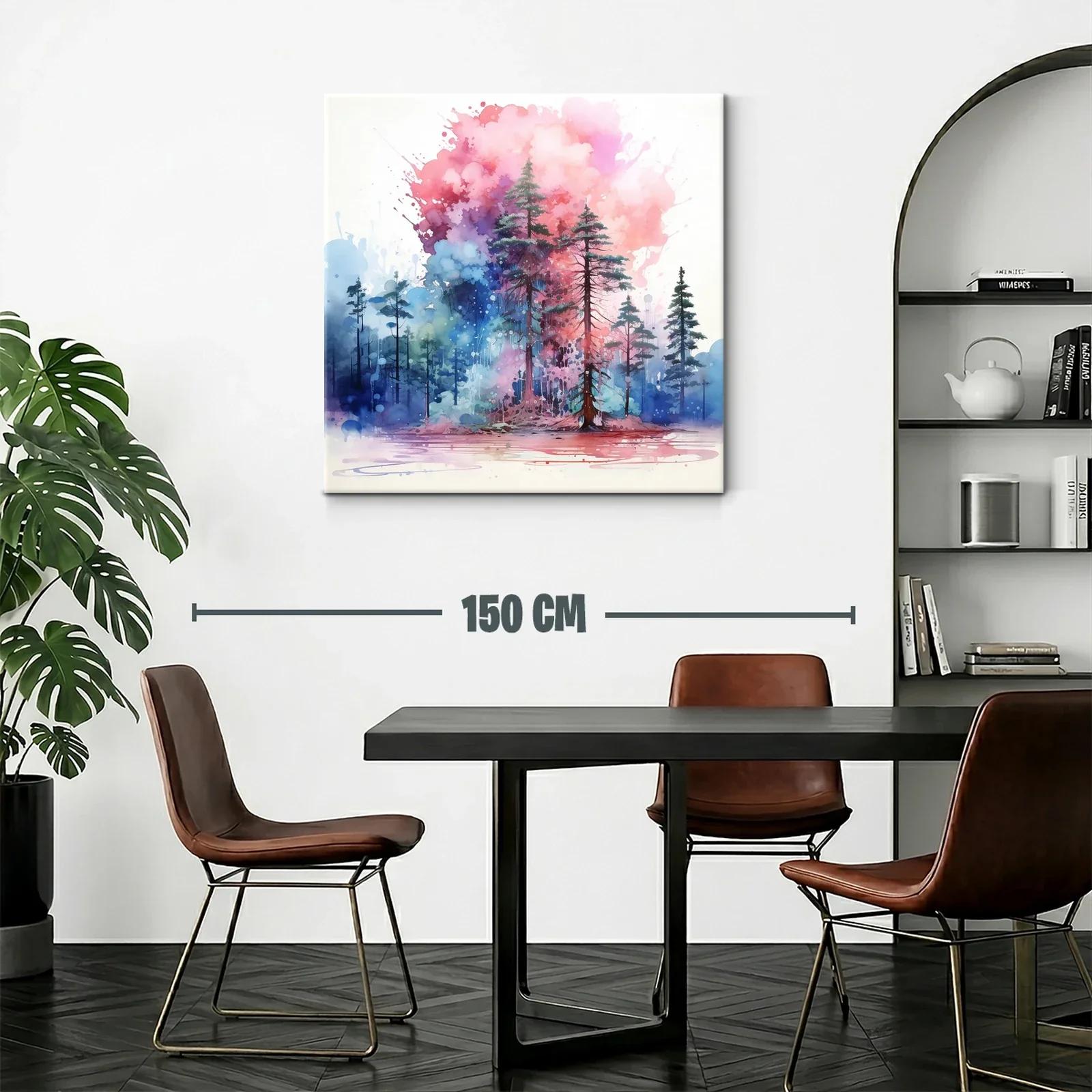 Bosque de ensueño con tonos vibrantes y mágicos — miniatura 2
