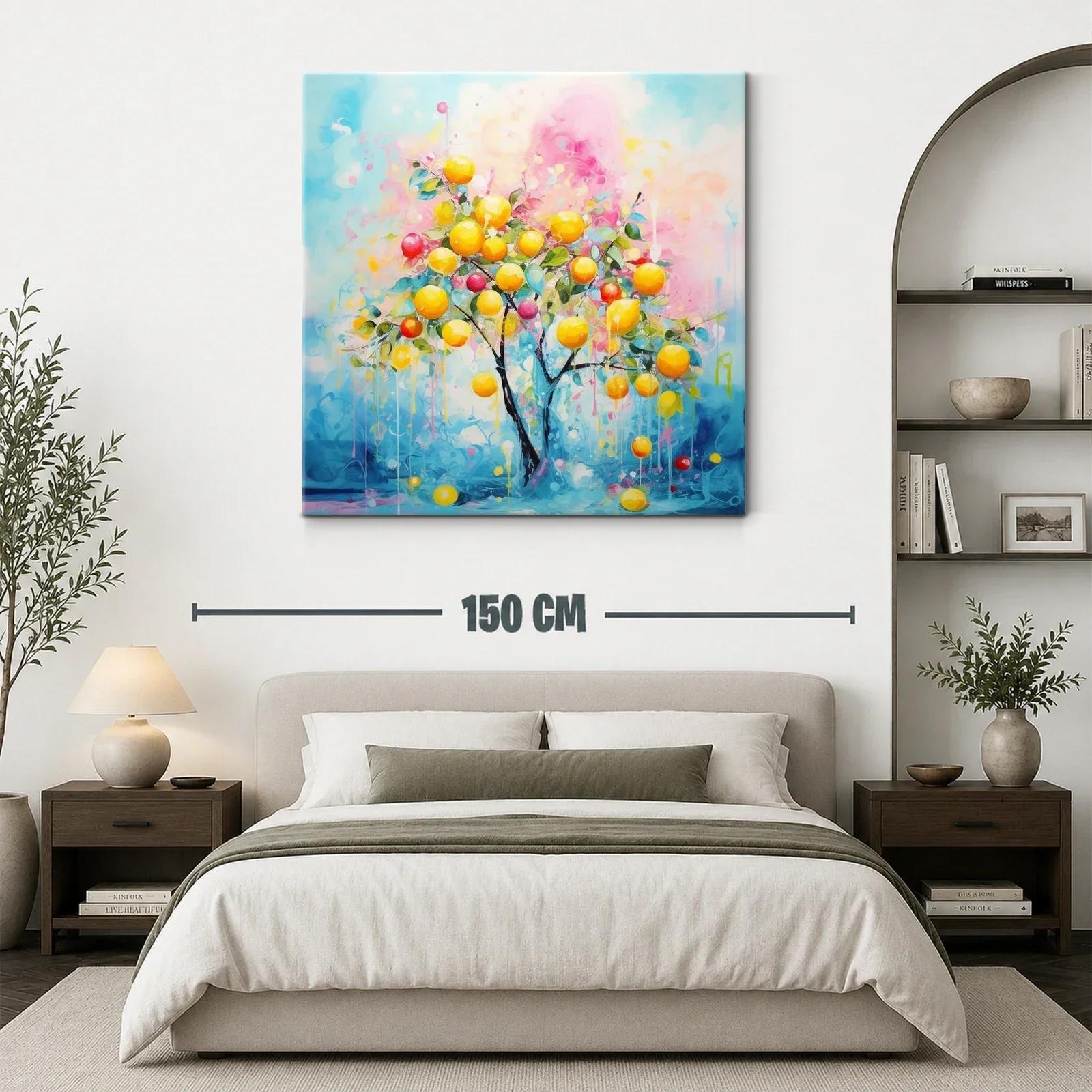 Árbol frutal con tonos vibrantes y atmósfera luminosa — miniatura 3