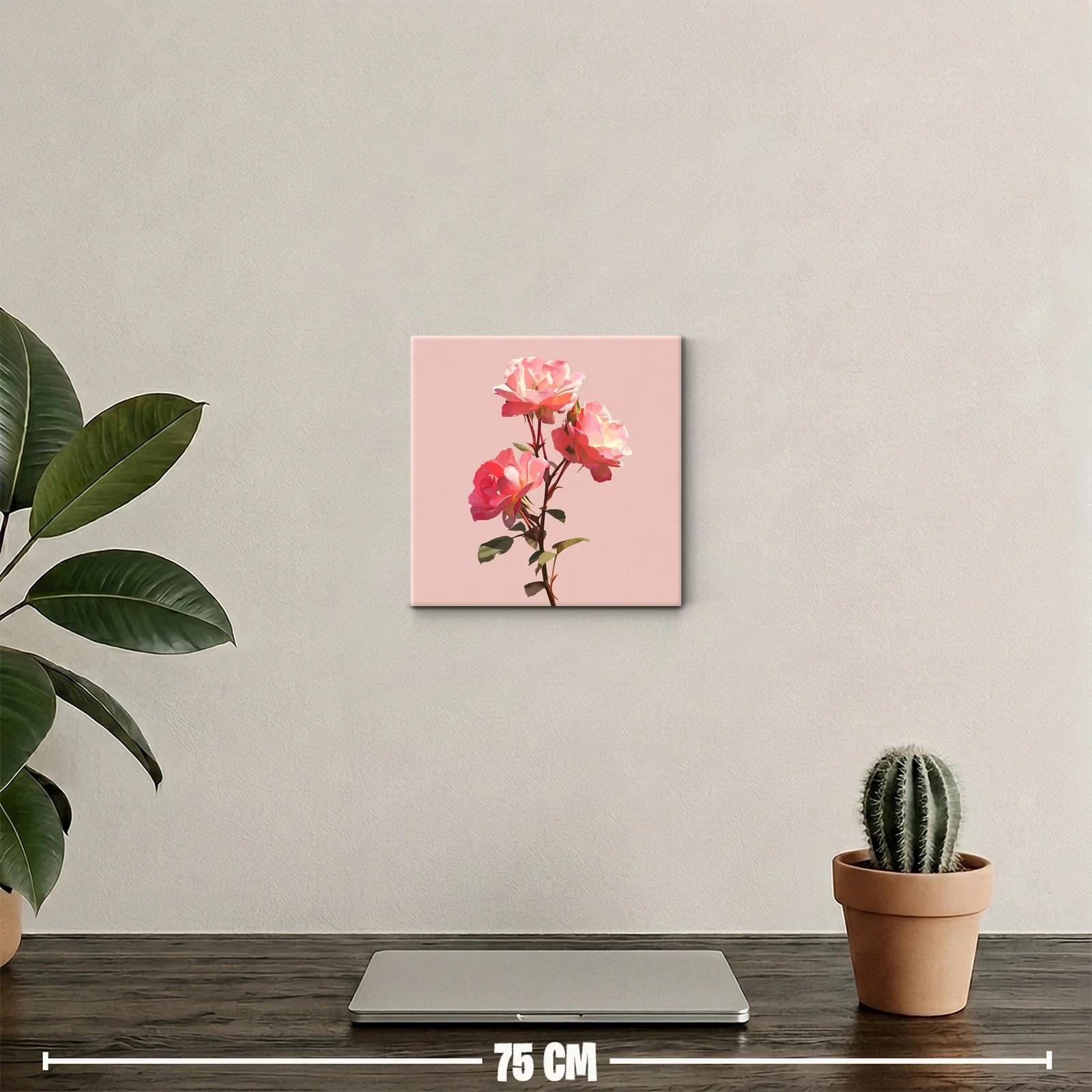 Ramo de rosas en tonos suaves para decoración elegante — miniatura 2