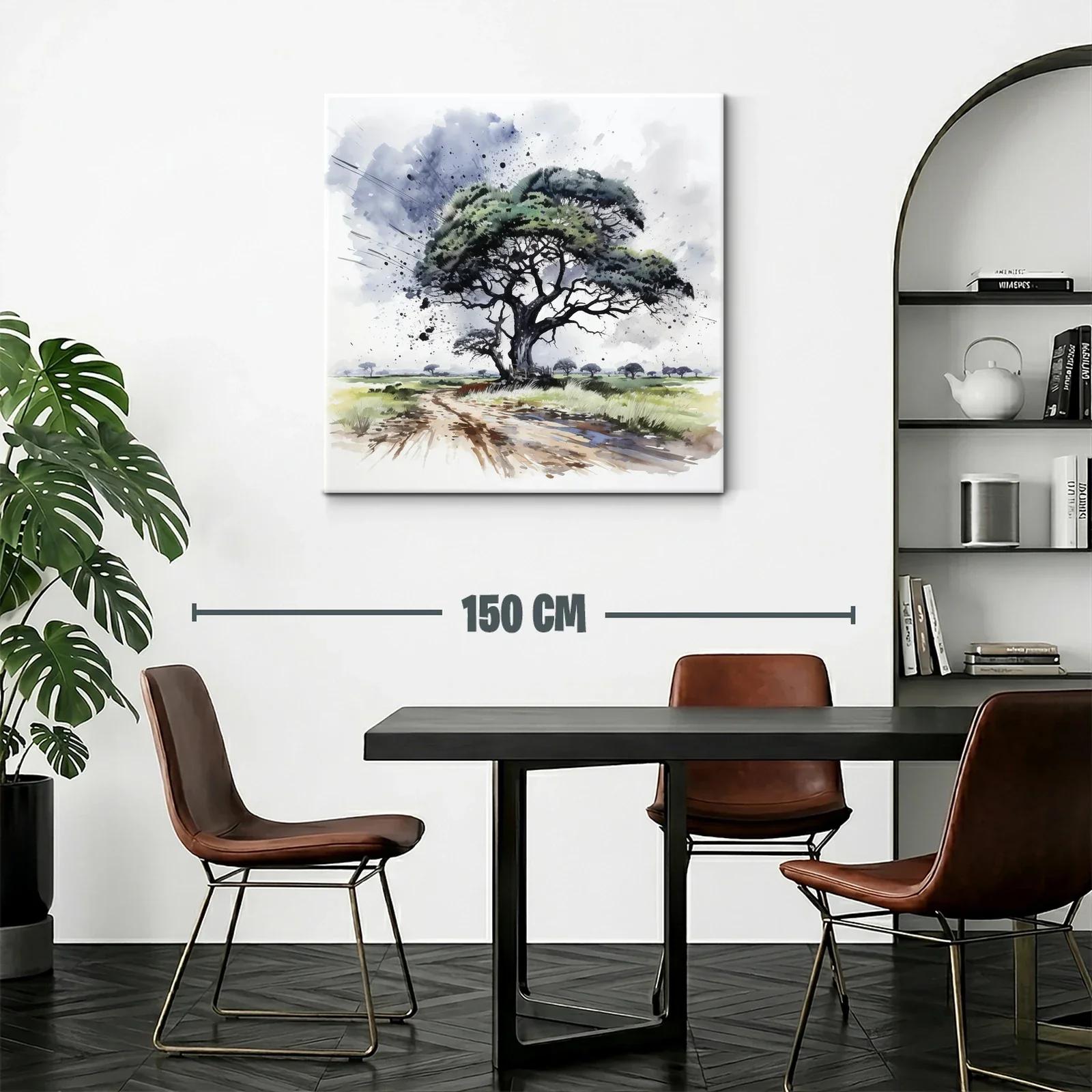 Árbol solitario en paisaje natural con efectos dinámicos — miniatura 2