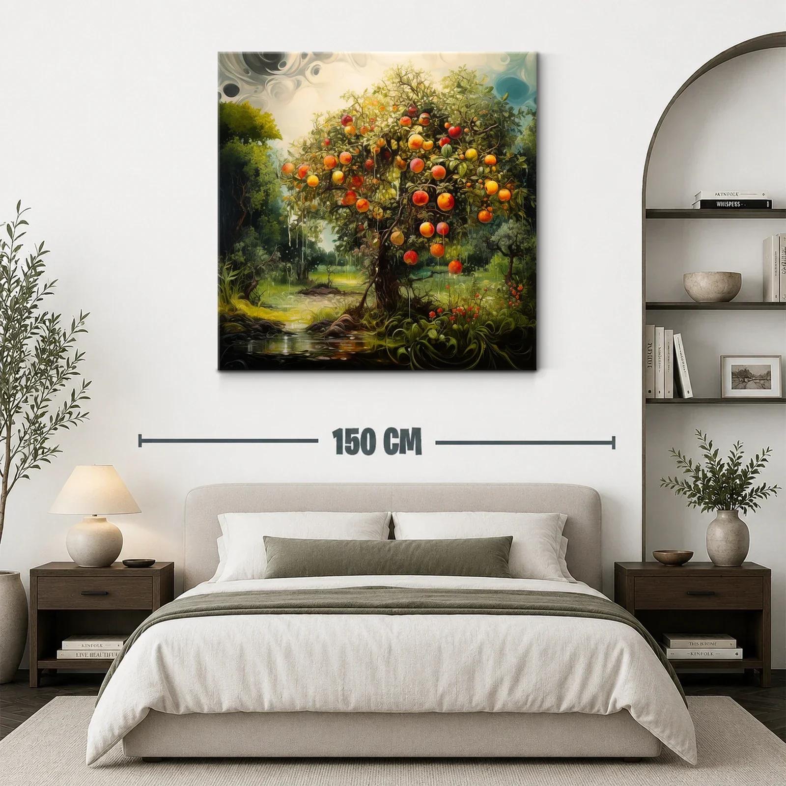 Árbol frutal vibrante en paisaje natural exuberante — miniatura 3