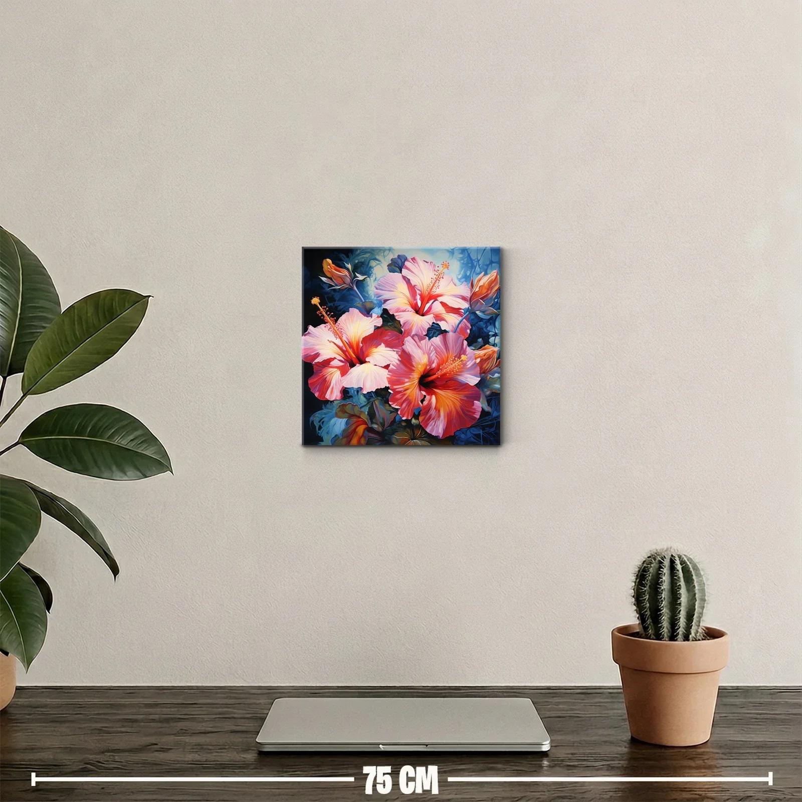Impresionante cuadro de flores exóticas vibrantes y detalladas — miniatura 2