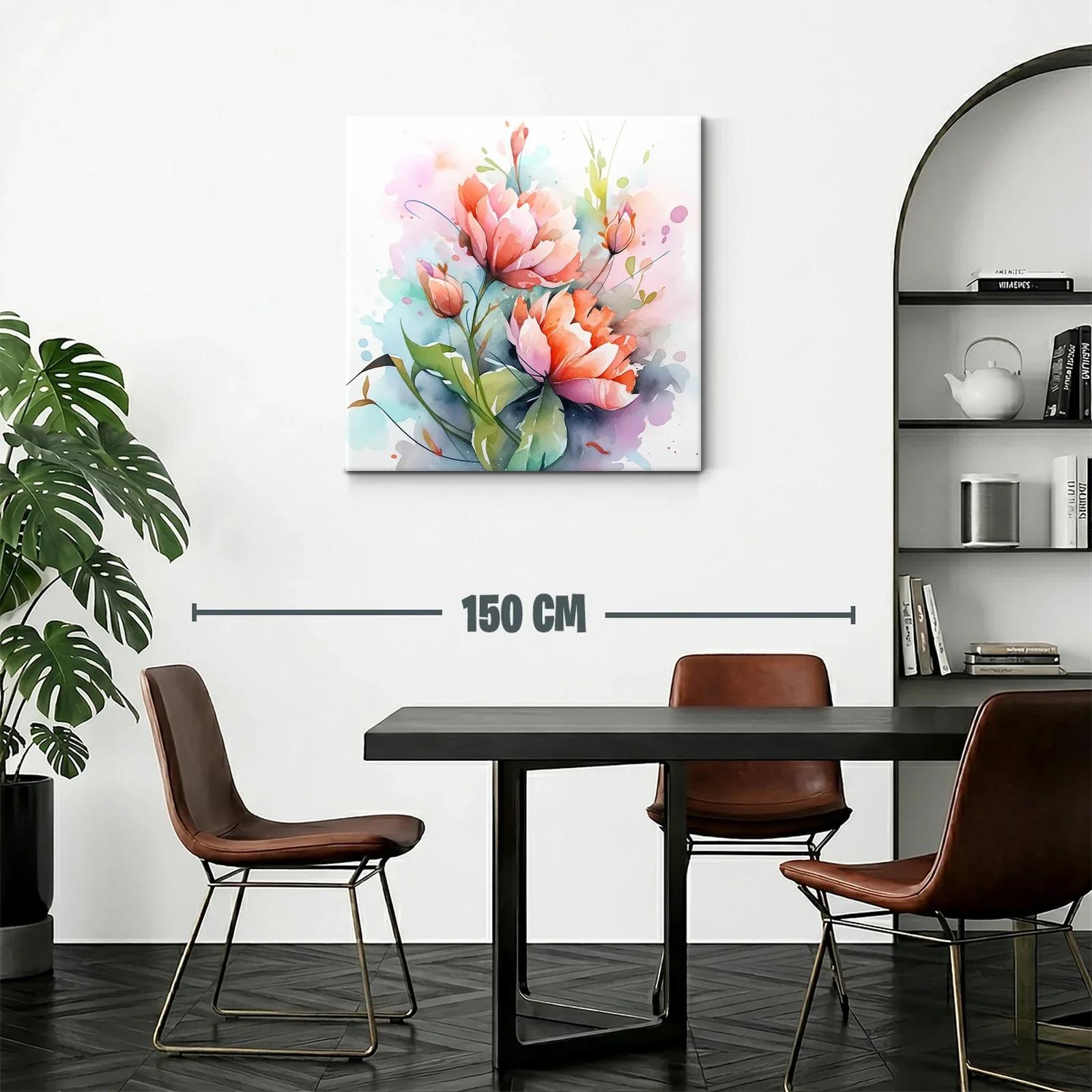 Flores vibrantes con tonos suaves y naturaleza delicada — miniatura 2