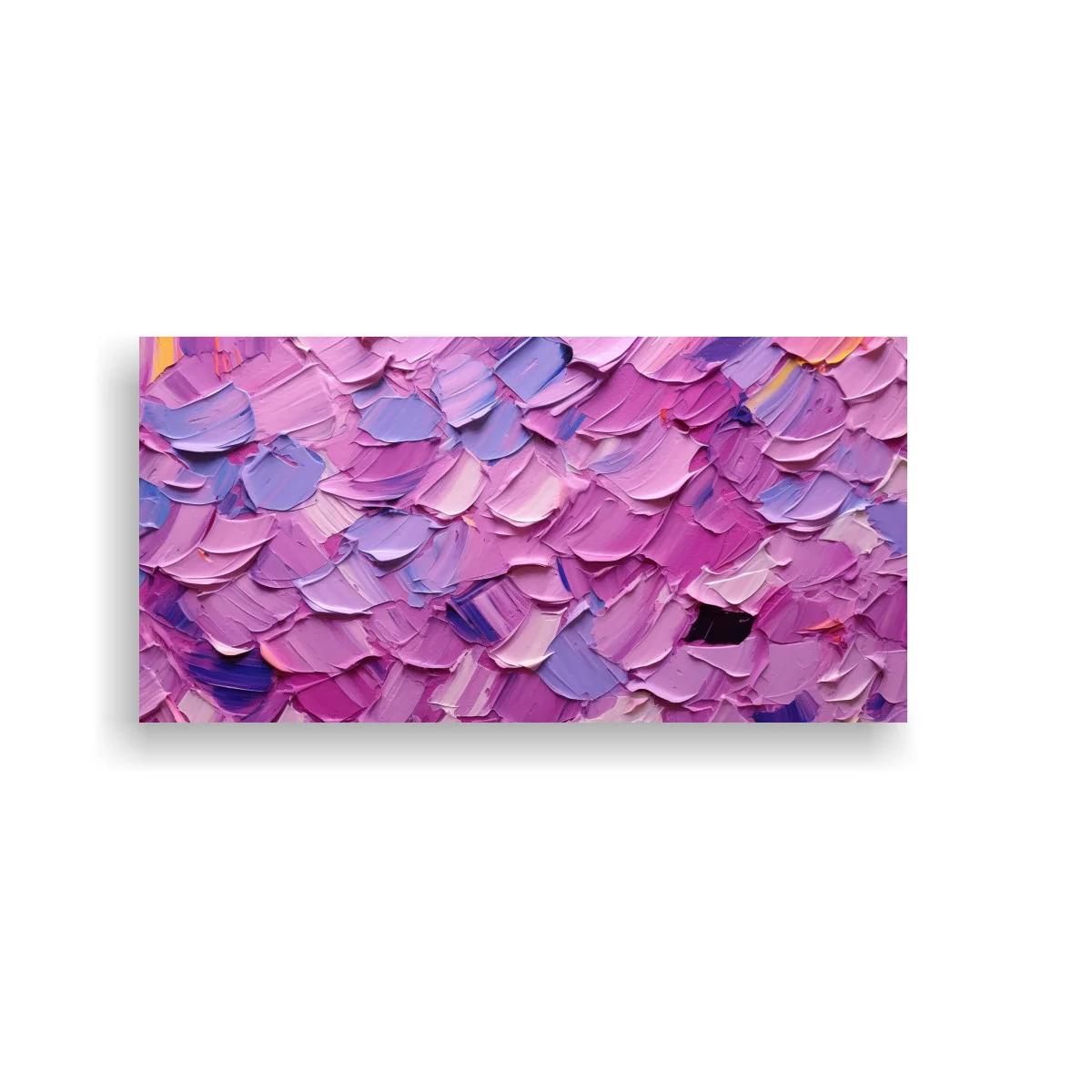 Cuadro textura abstracta en rosa lila e índigo — imagen principal