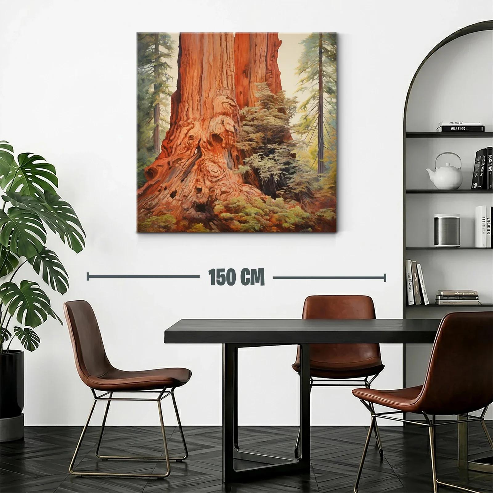 Majestuoso tronco de árbol en bosque antiguo — miniatura 2