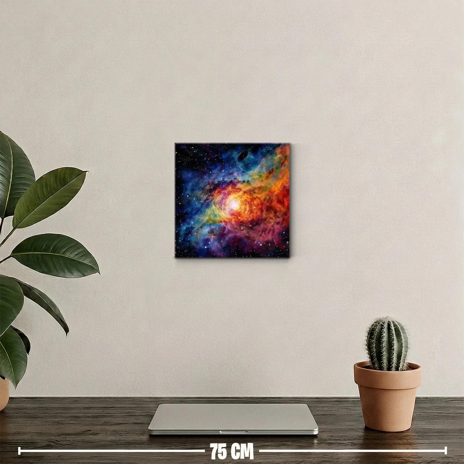 Explosión cósmica llena de colores vibrantes en el espacio profundo — miniatura 2