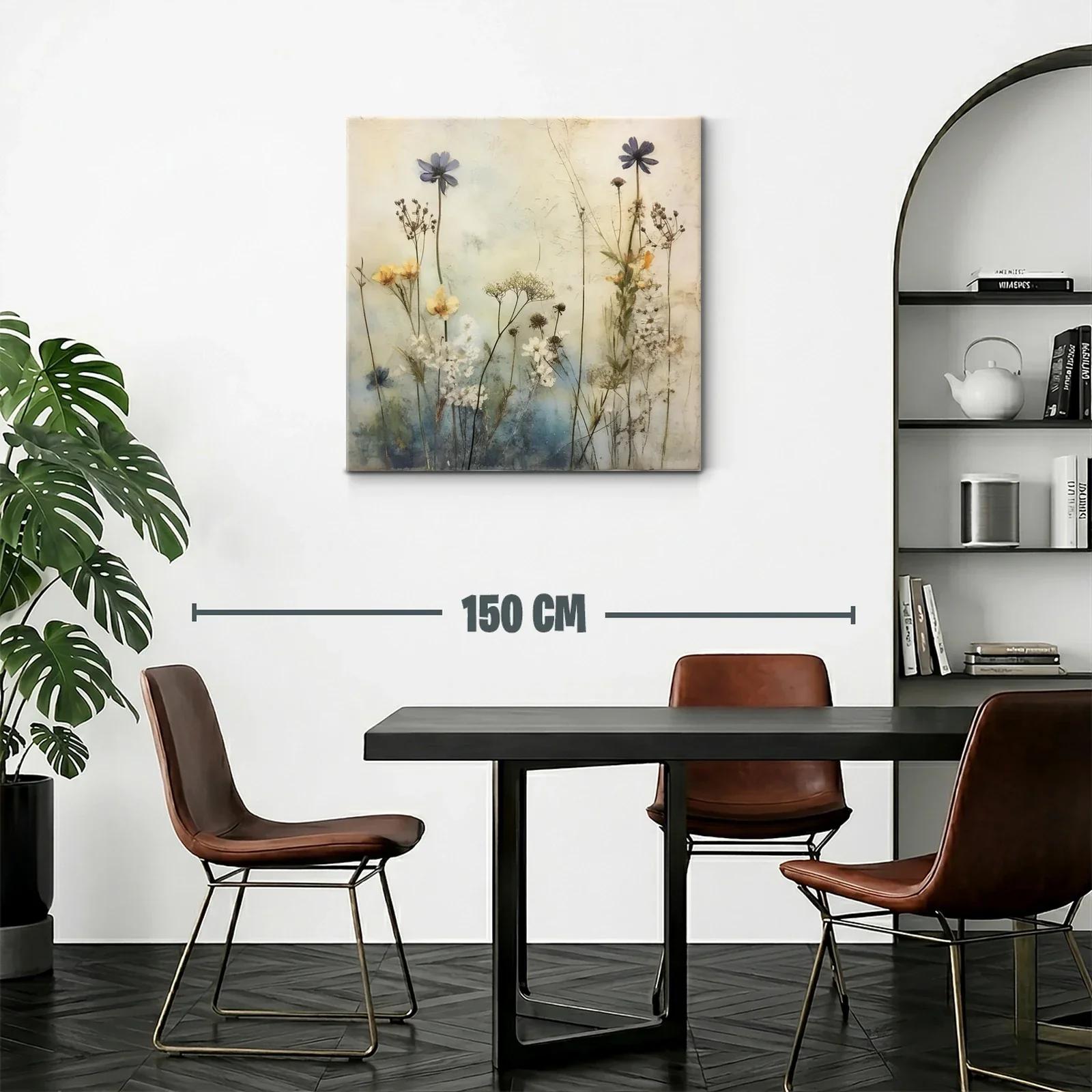 Arte floral delicado en tonos suaves y naturales — miniatura 2