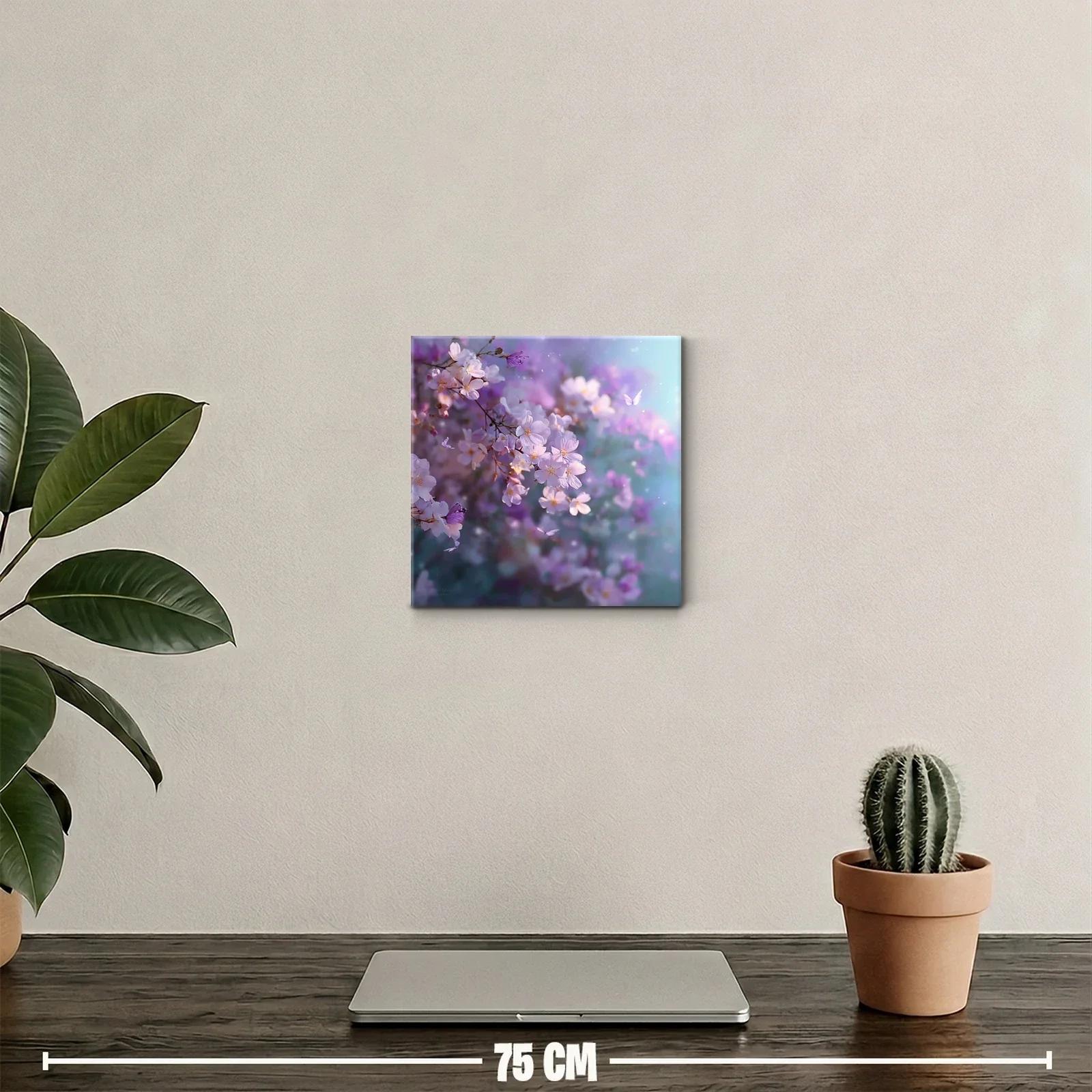 Flores delicadas en tonos lavanda y azul suave — miniatura 2