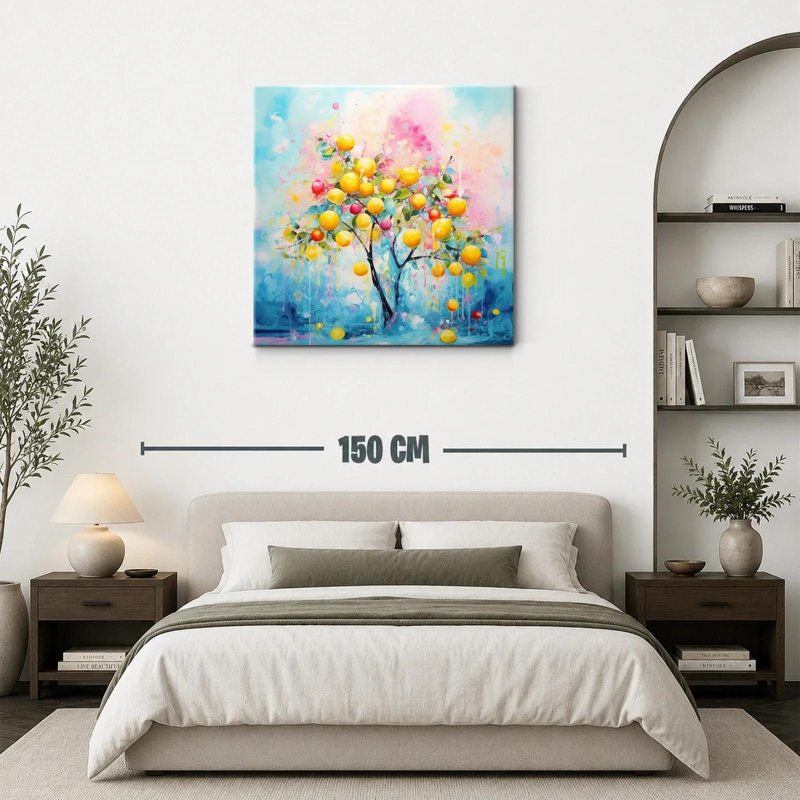 Árbol frutal con tonos vibrantes y atmósfera luminosa — miniatura 3