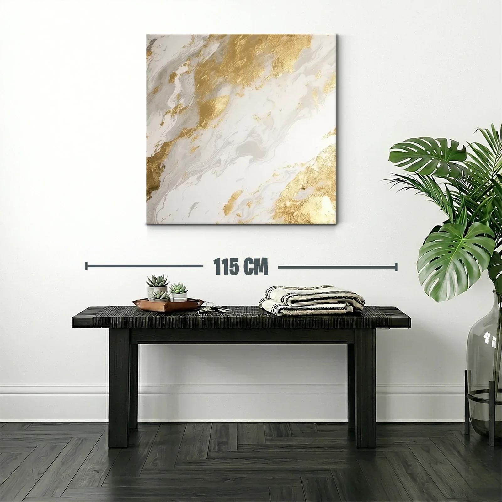 Arte abstracto con detalles en dorado para un estilo sofisticado — miniatura 2
