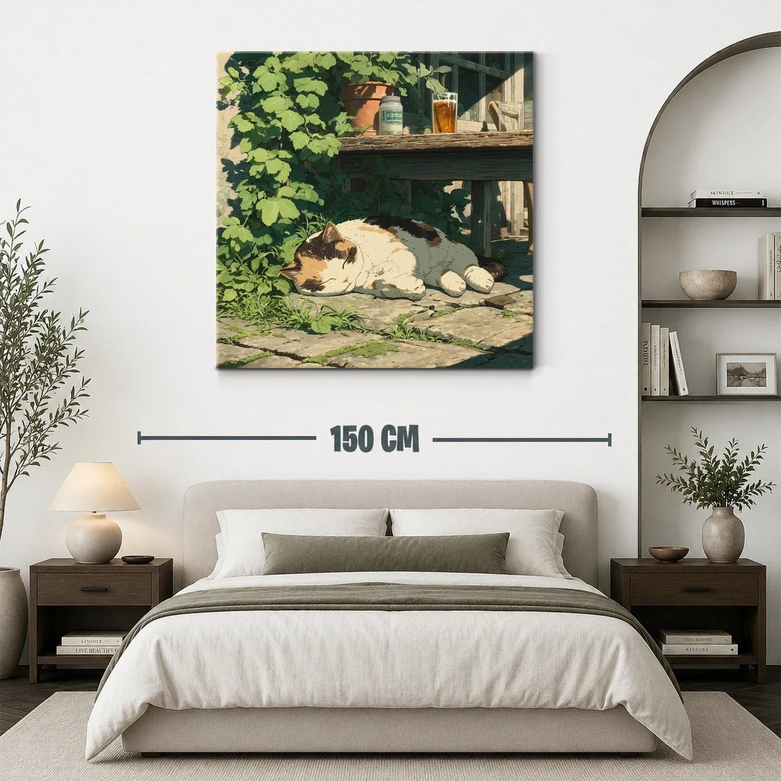 Tranquilidad felina bajo la cálida luz del sol — miniatura 3