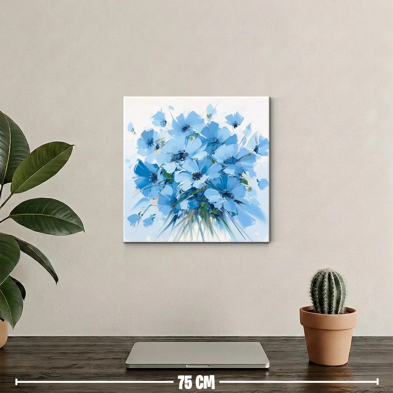 Ramo de flores azules para un espacio sereno y elegante — miniatura 2