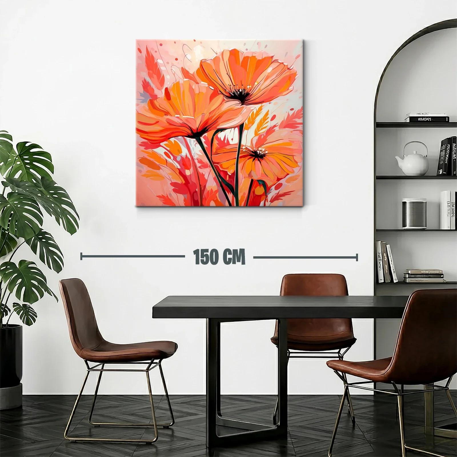 Armonía floral en tonos cálidos para tu espacio — miniatura 2