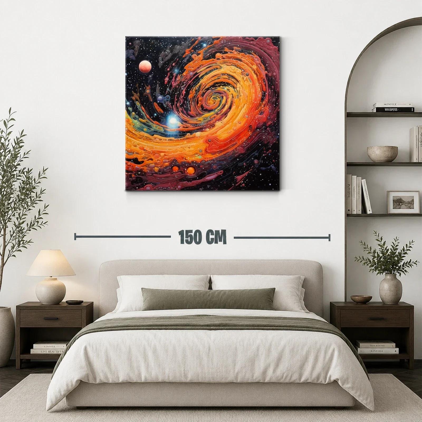Espiral Galáctico en Tonos Cálidos y Vibrantes — miniatura 3